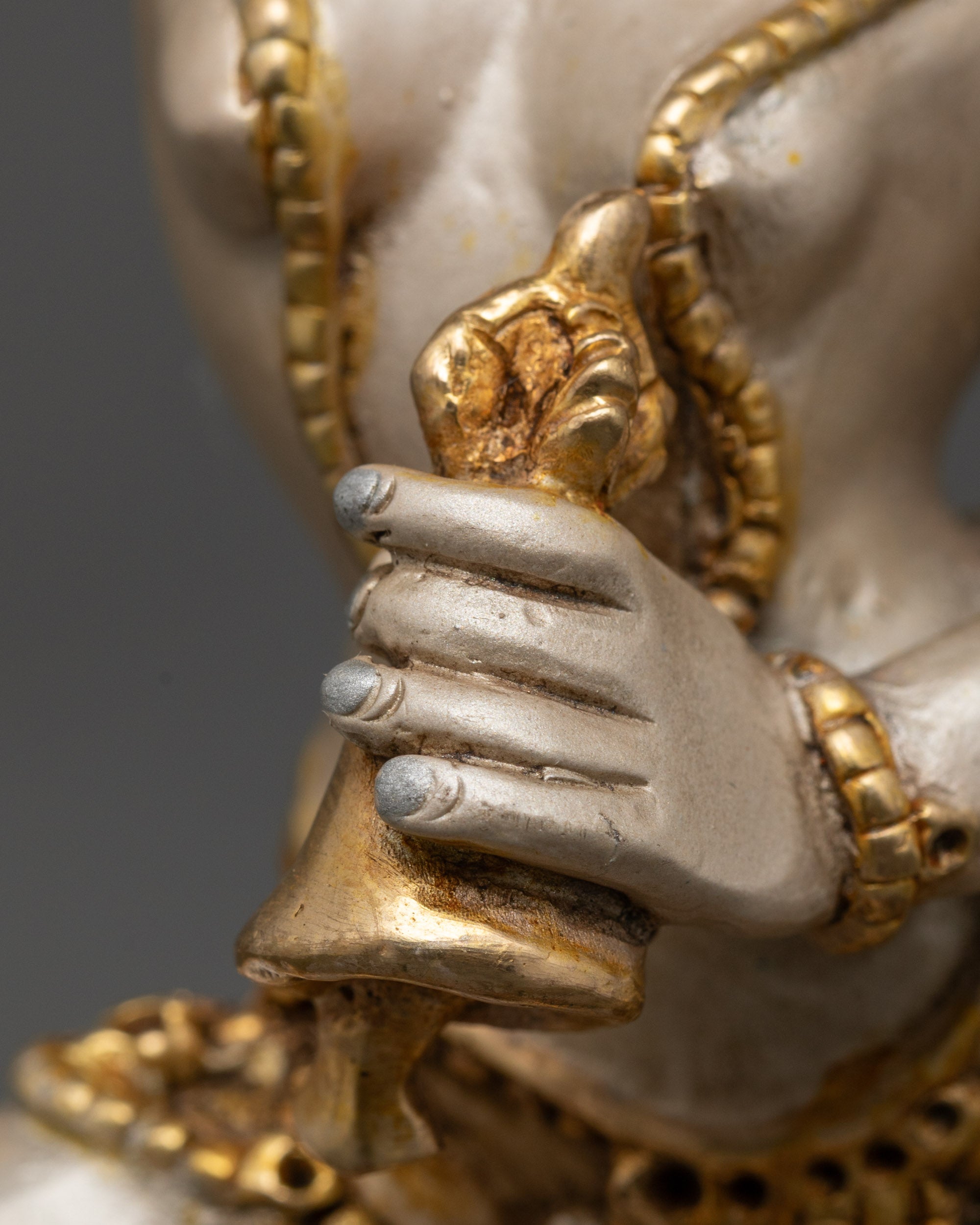 Nepalese Machig Labdron Statue | Hand-Carved with Premium Detail