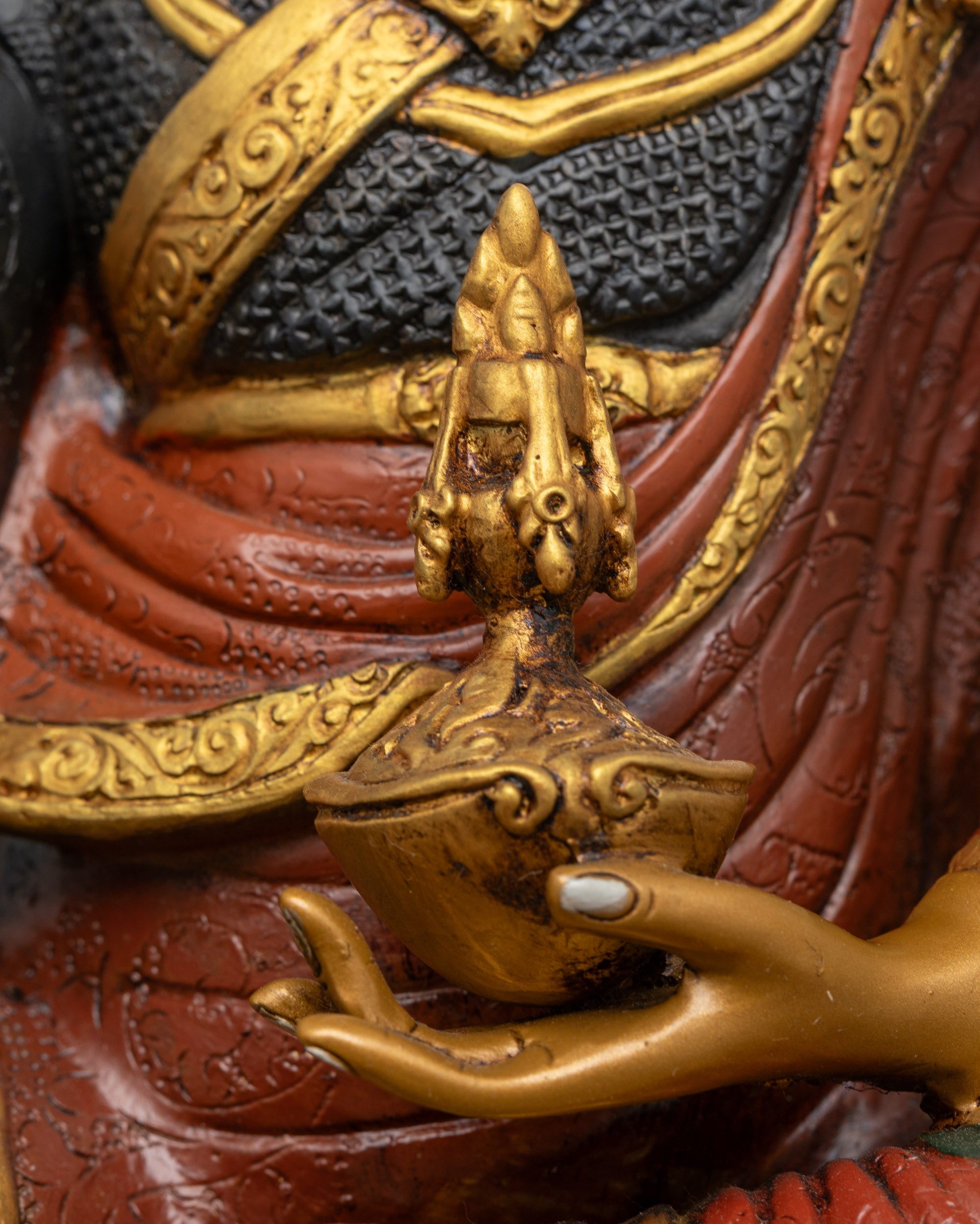 Himalayan Guru Padmasambhava Statue | Traditional Nepalese Artwork
