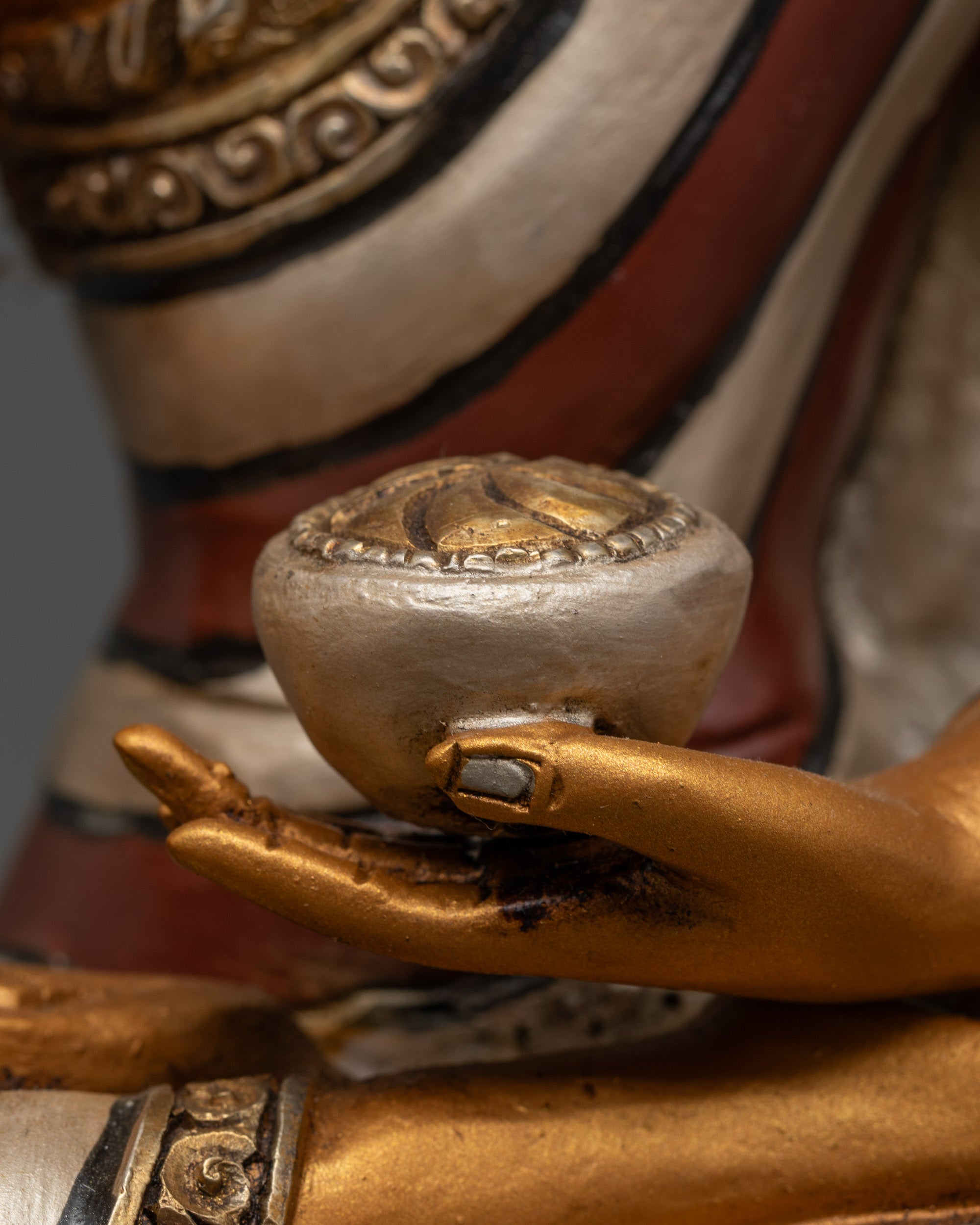 Shakyamuni Buddha Sculpture | Handmade Copper Buddhist Statue