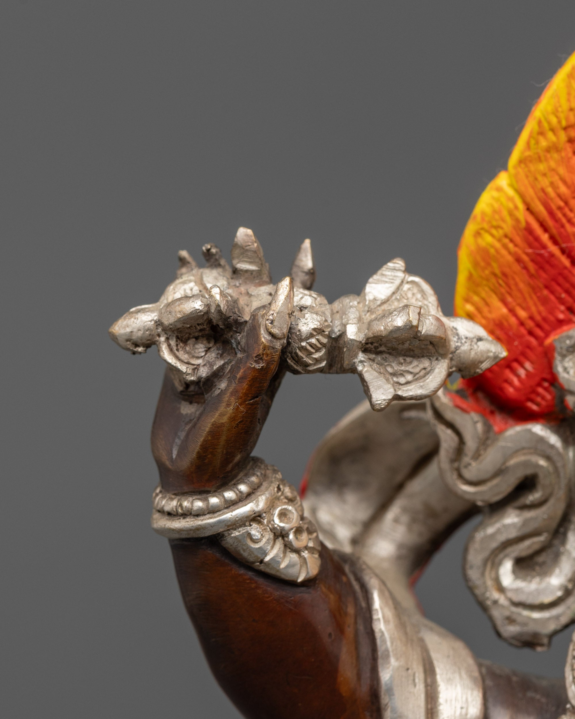 Bodhisattva Vajrapani Sculpture | Authentic Handmade Himalayan Artwork
