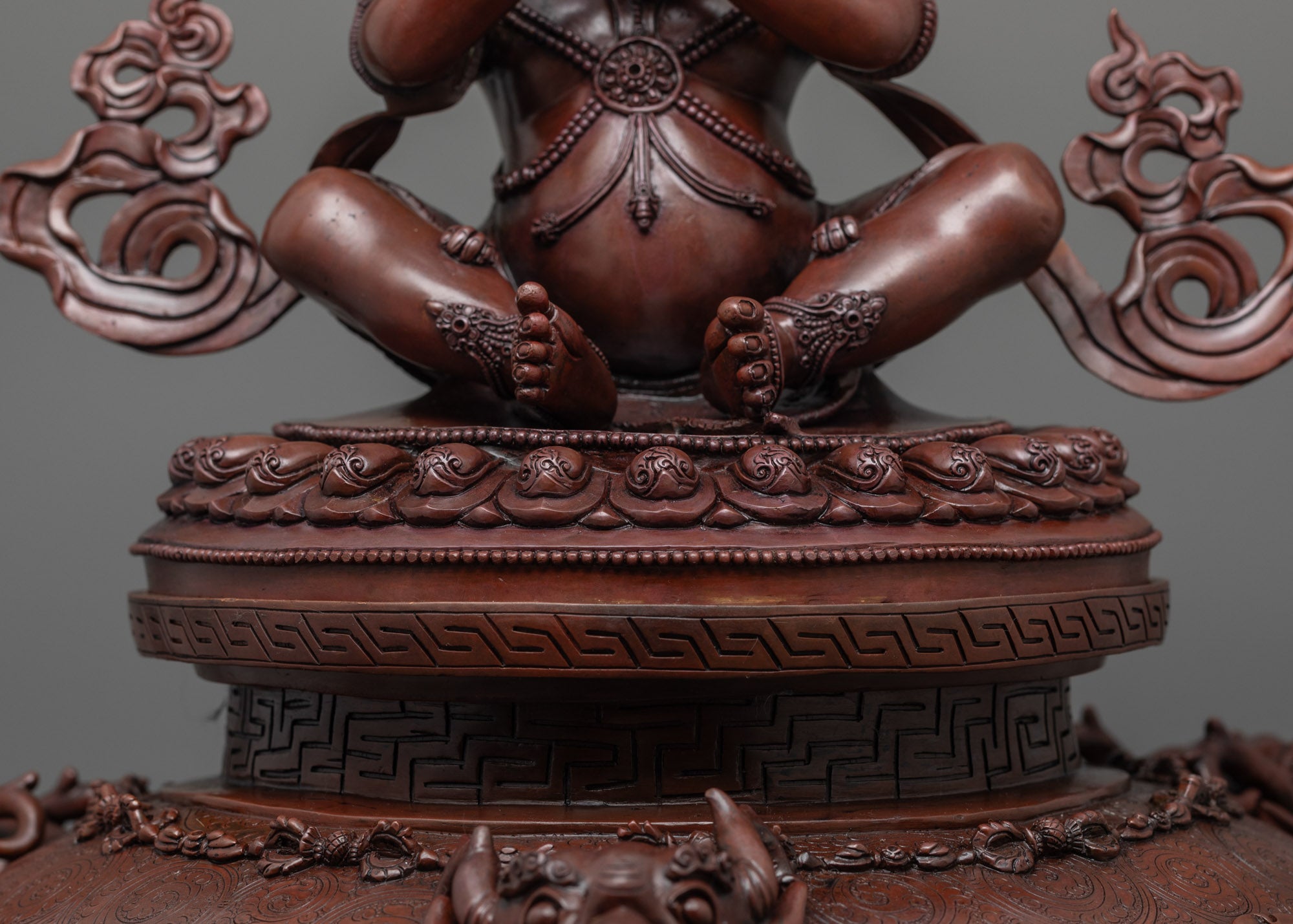 Oxidized Vajradhaka Statue | Spiritual Buddhist Decor from Nepal