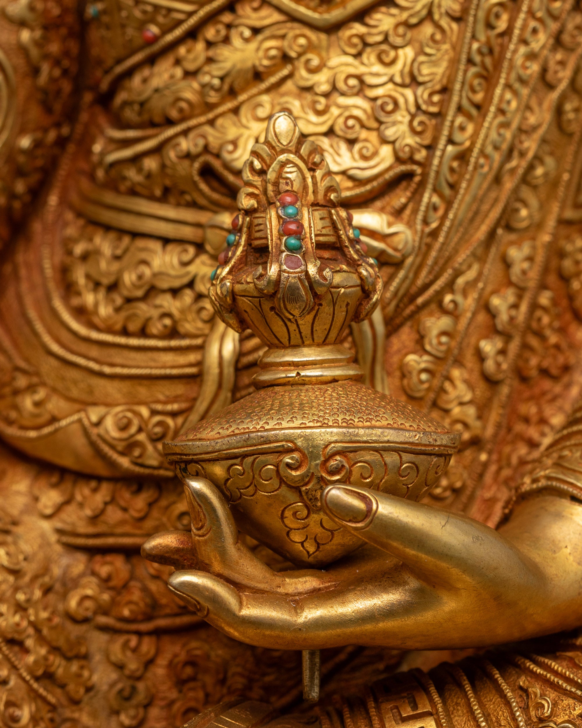 Padmasambhava Statue | Traditional Guru Rinpoche Buddhist Figurine