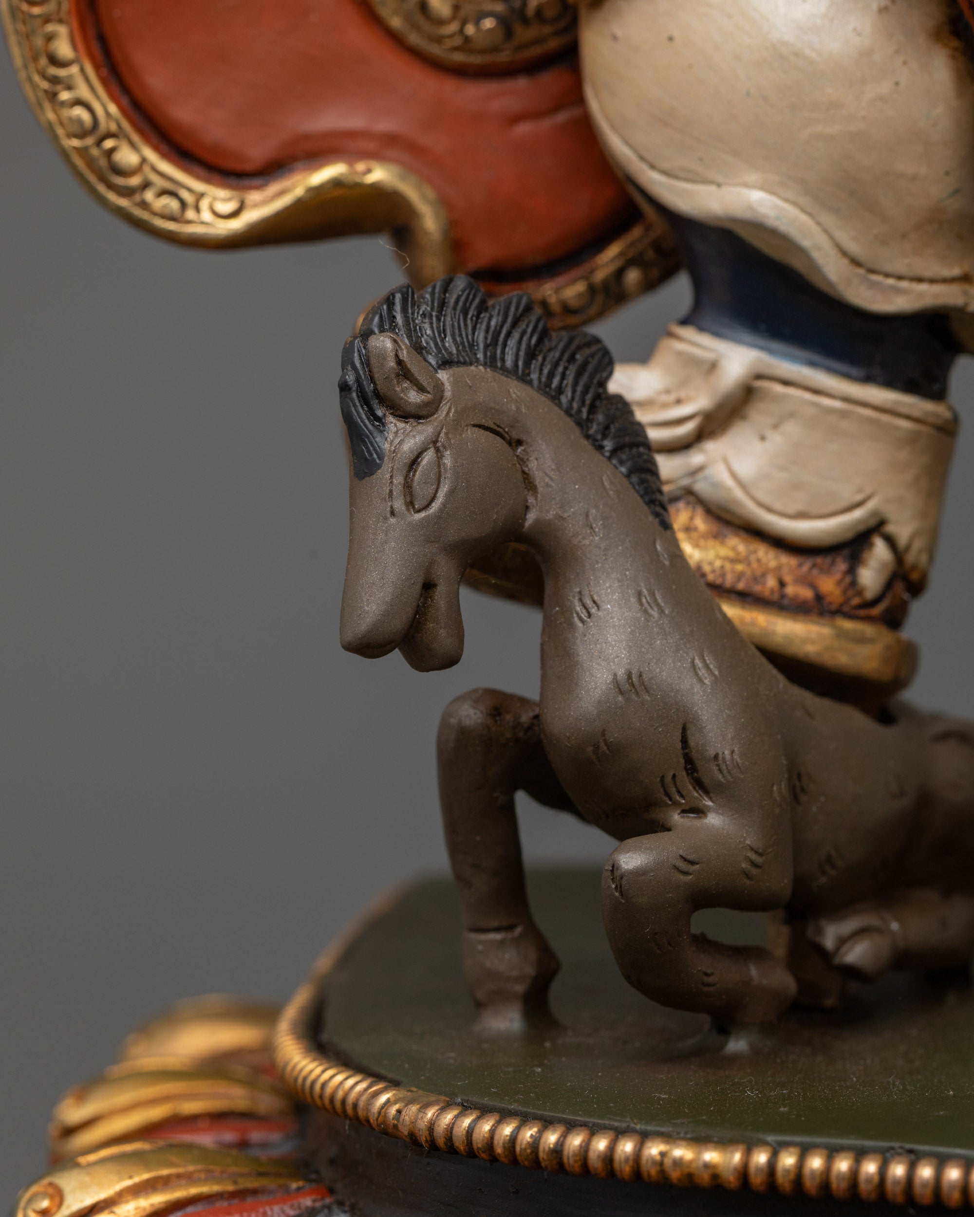 Chamsing Begtsen Chen Statue | Handcrafted Tibetan Protector Deity