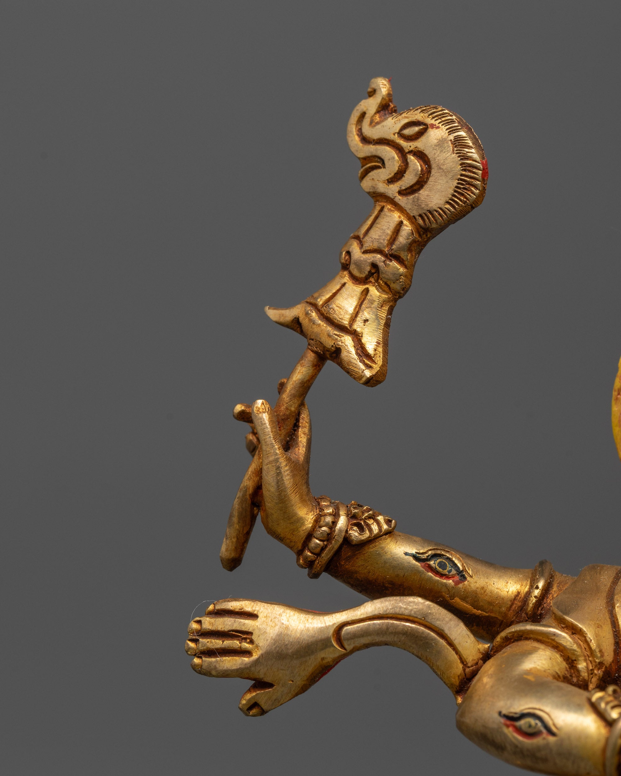 Fierce Rahula Statue | Hand-Carved Dharma Protector