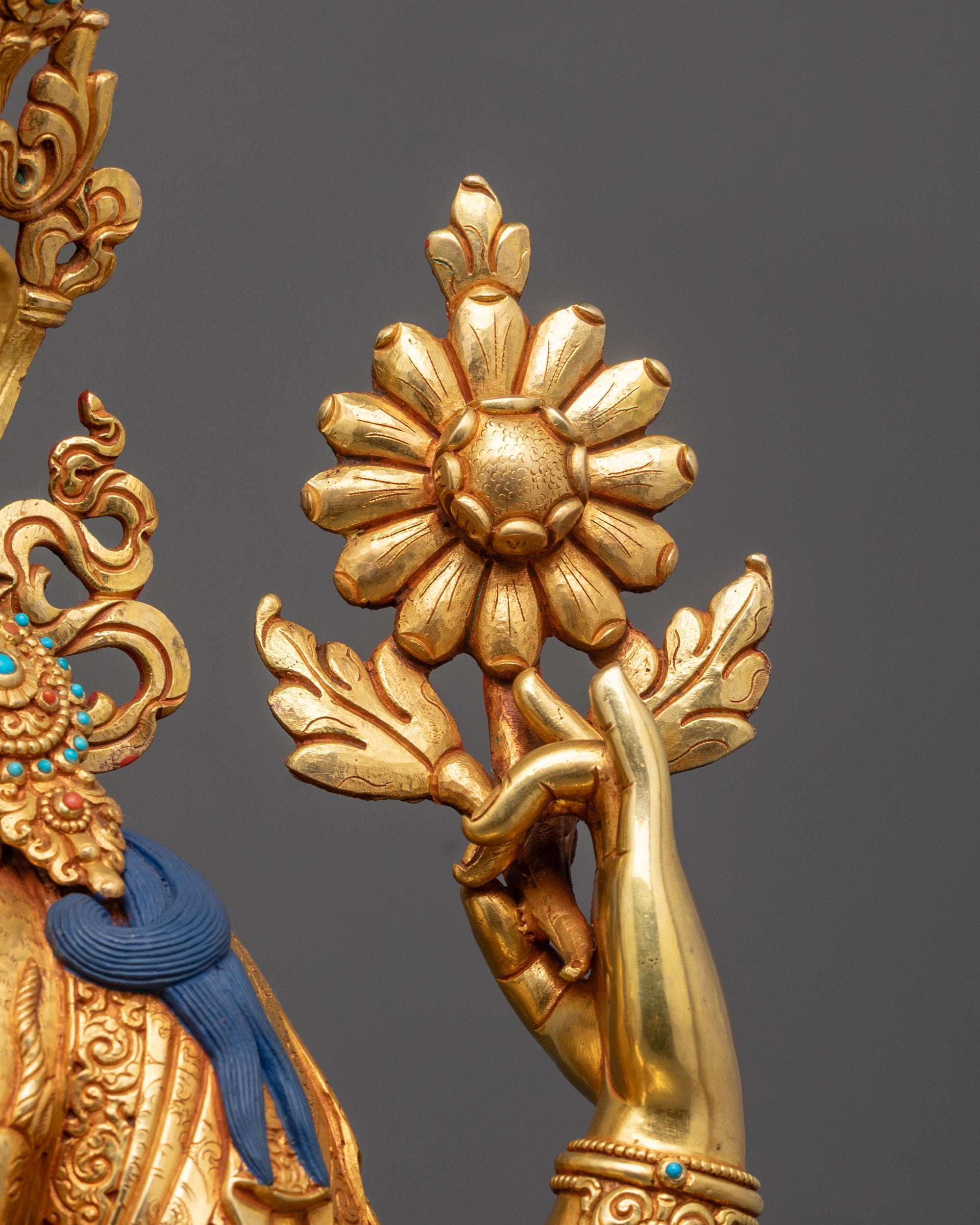 Compassion Deity Chenrezig Statue | Handcrafted Himalayan Art