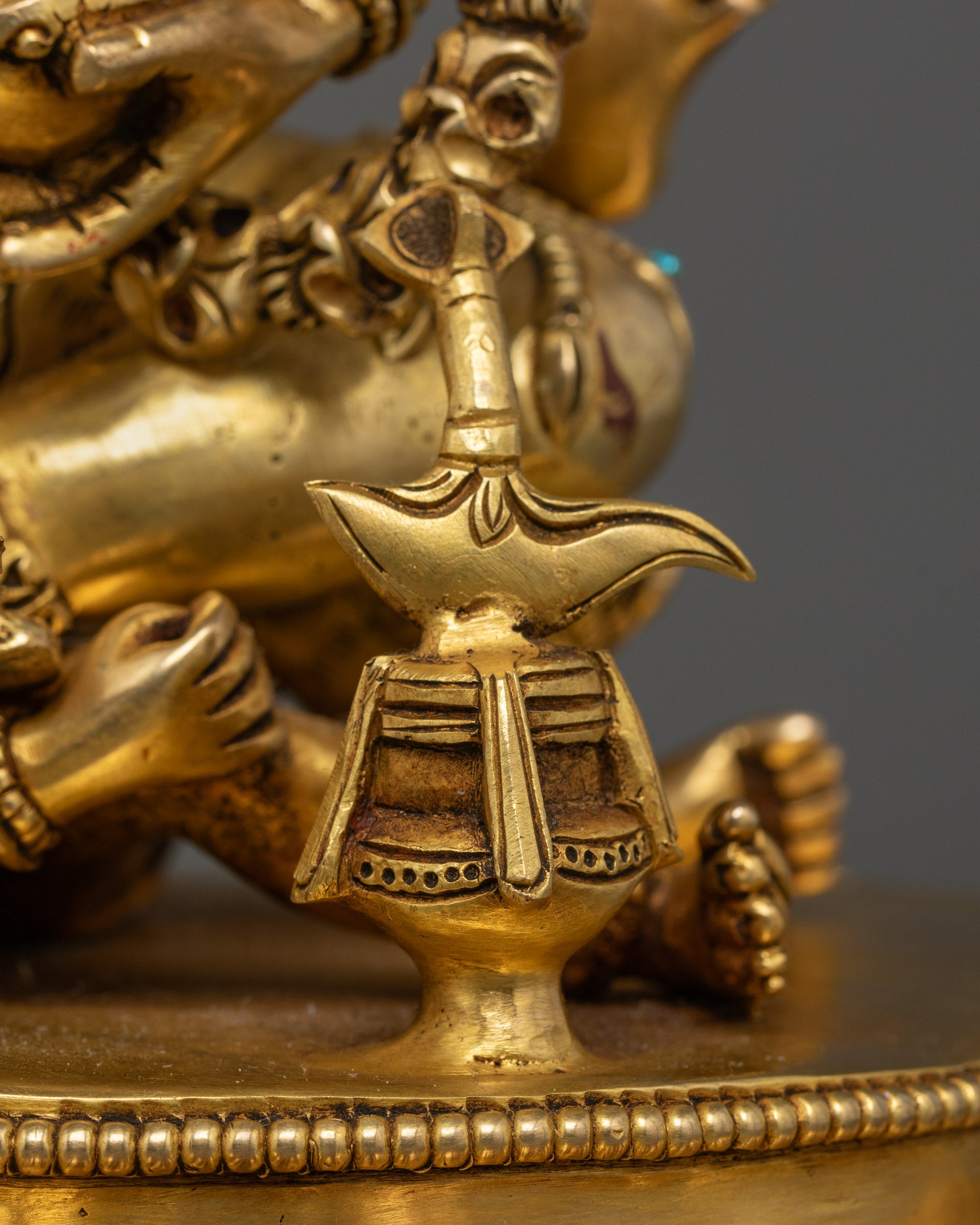 Brahmanrupa Statue | 24k Fire Gilded Copper Statue