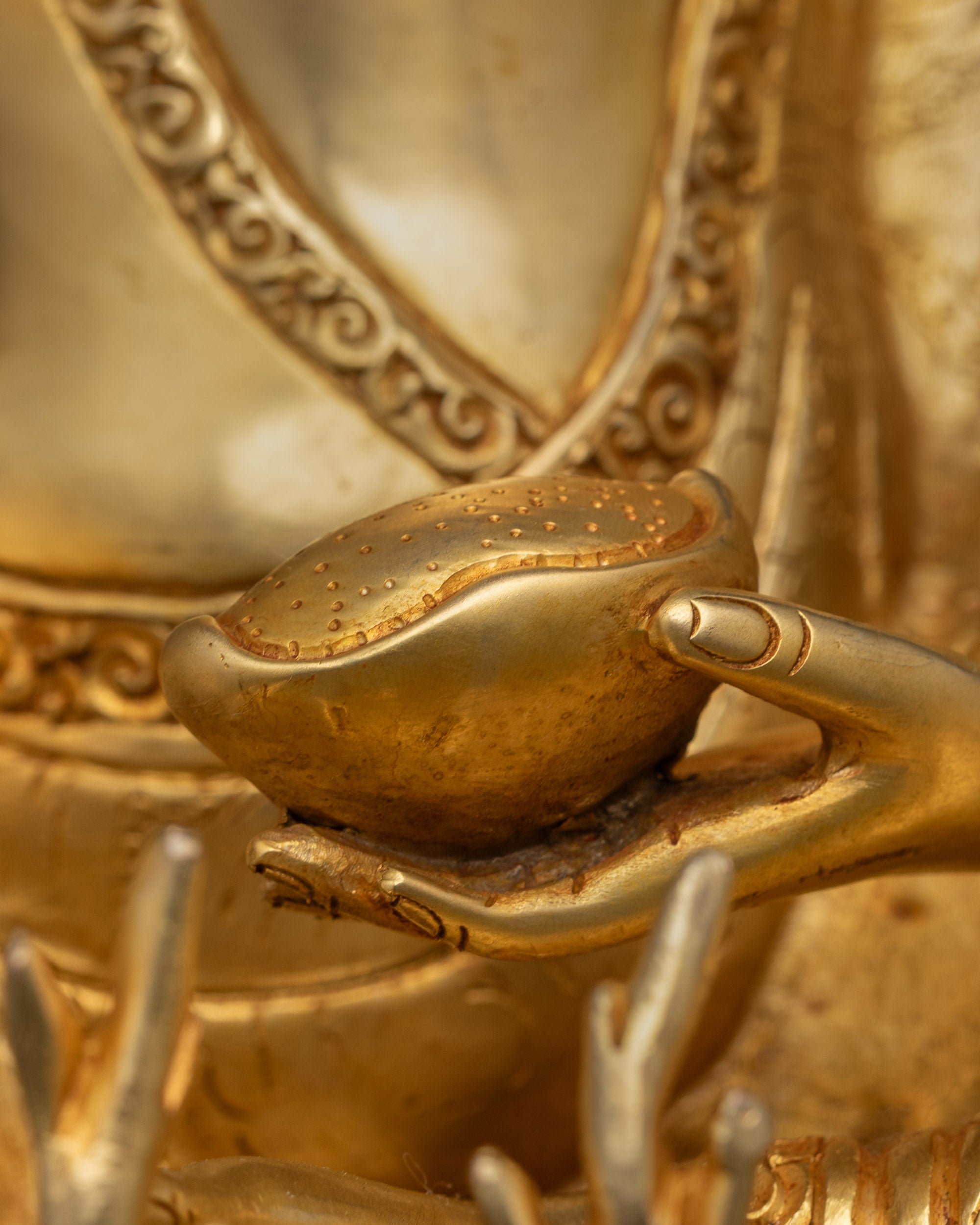 Buddhist Master Milarepa Statue | Handcrafted Himalayan Tibetan Art