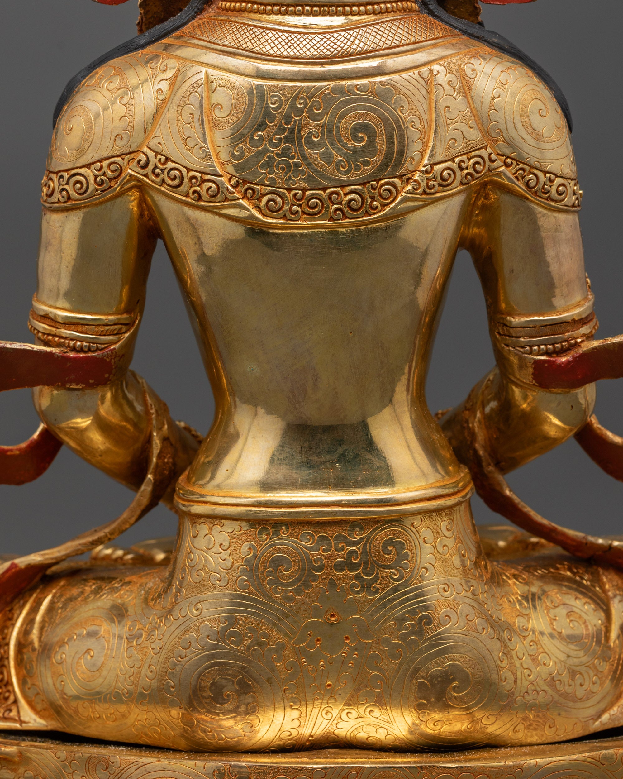 Traditional Tibetan Amitayus Statue | Handcrafted Buddhist Art
