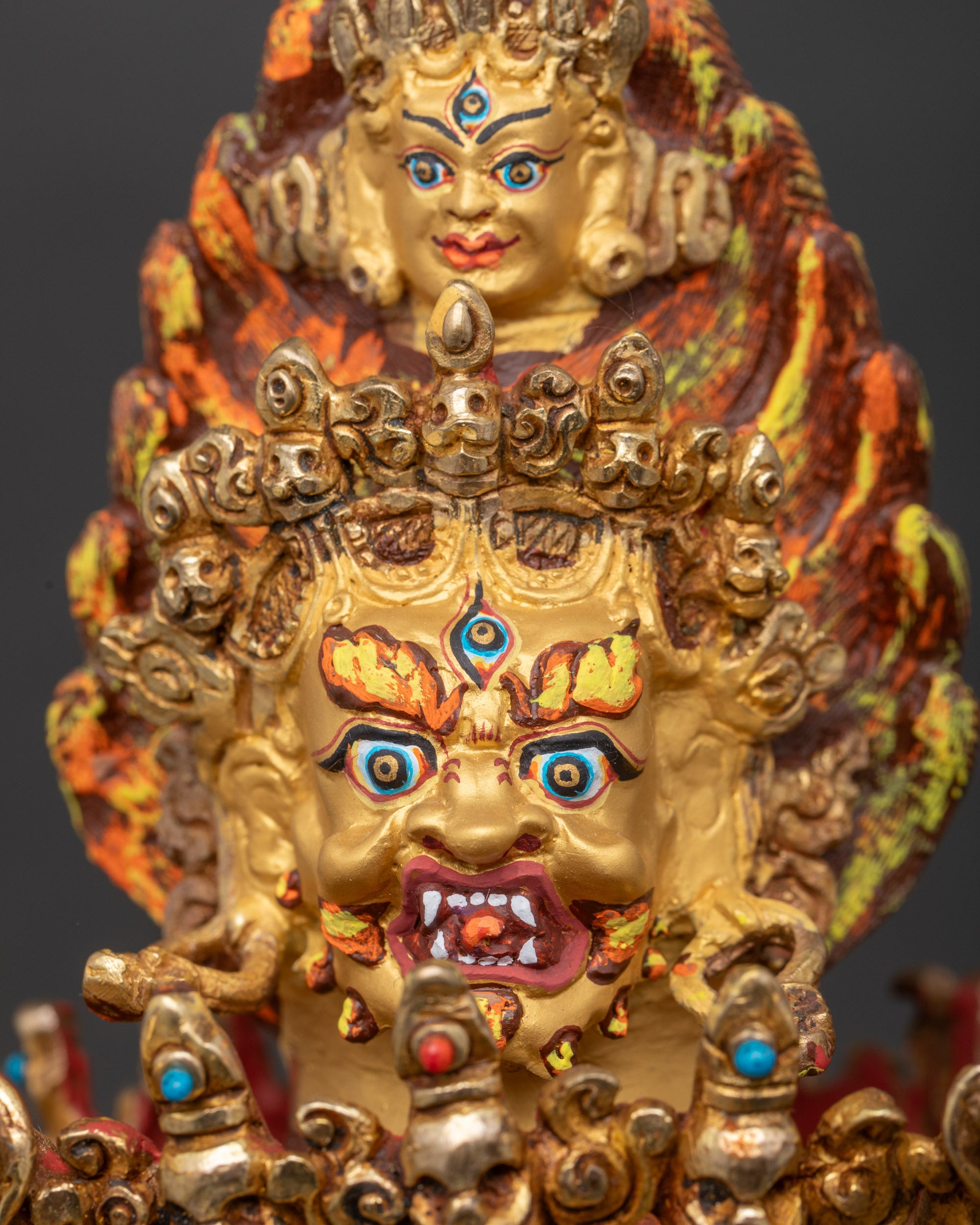Yamantaka Tibetan Deity Statue – Wrathful Destroyer of Death