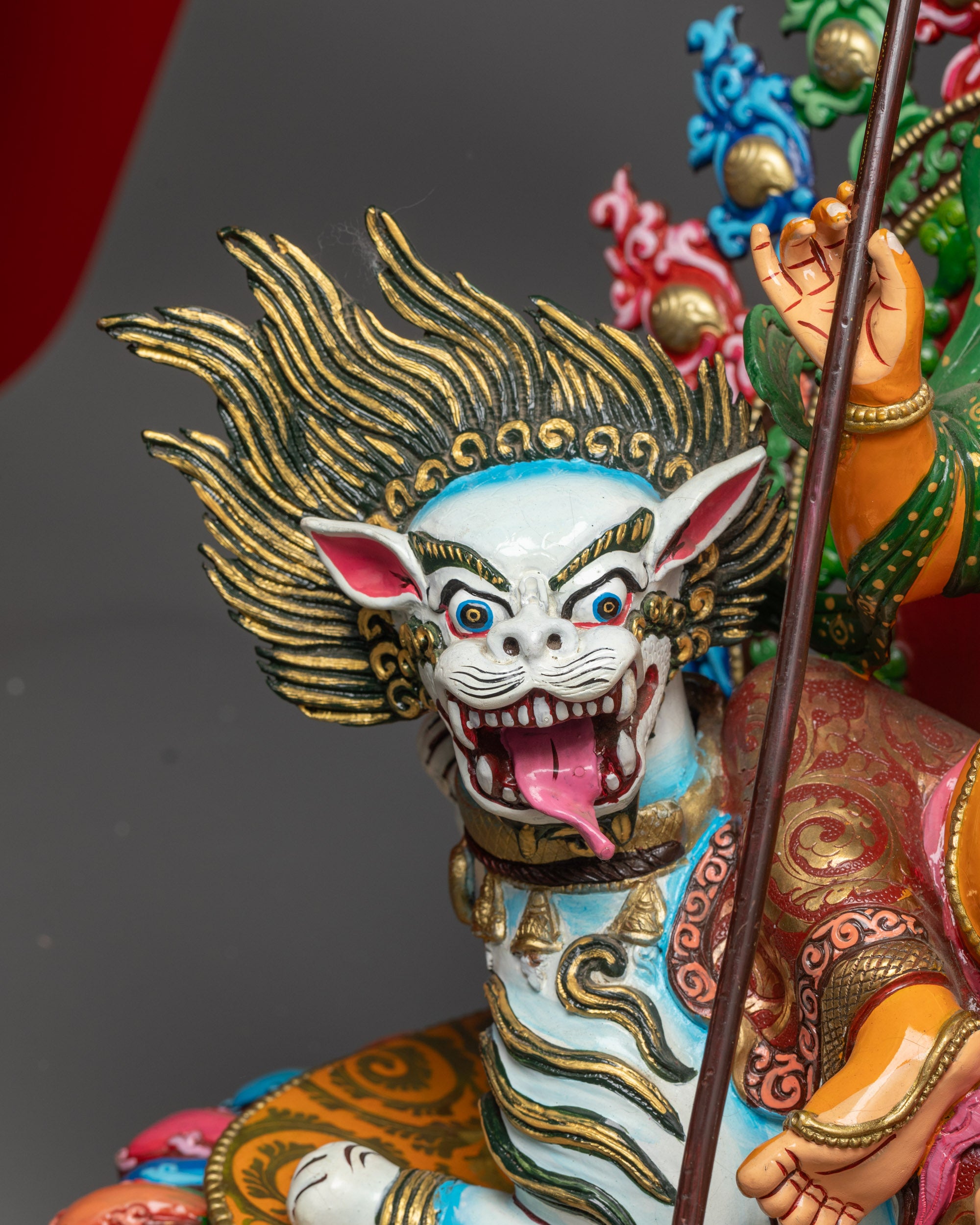 Authentic Vaishravana Statue | Traditional Nepalese Craftsmanship
