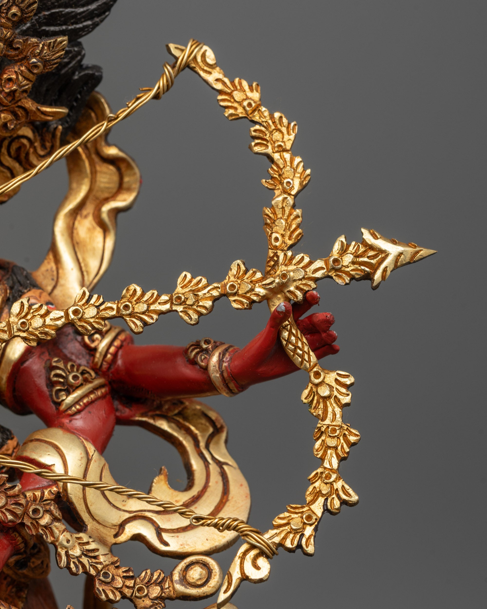 Goddess Kurukulla Statue | Red Buddhist Deity for Spiritual Practices