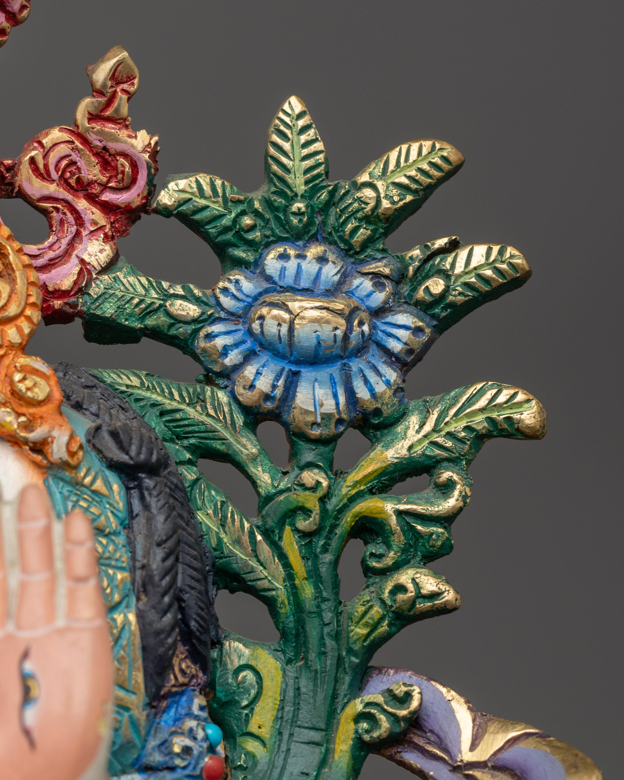 Seven-Eyed Jetsun Drolma Statue | Traditional Himalayan Spiritual Art