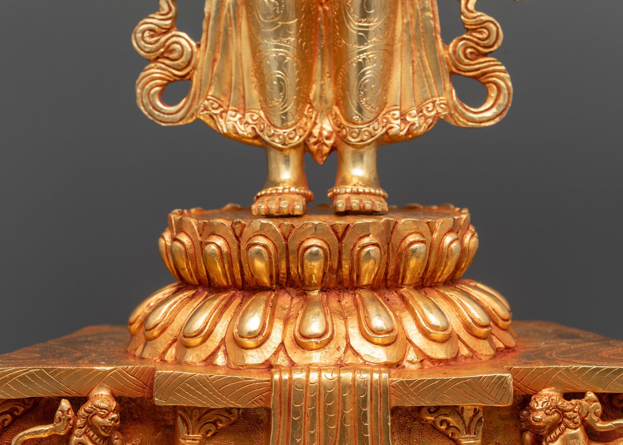1000-Armed Chenrezig Statue | 24K Gold Gilded Avalokiteshvara Sculpture