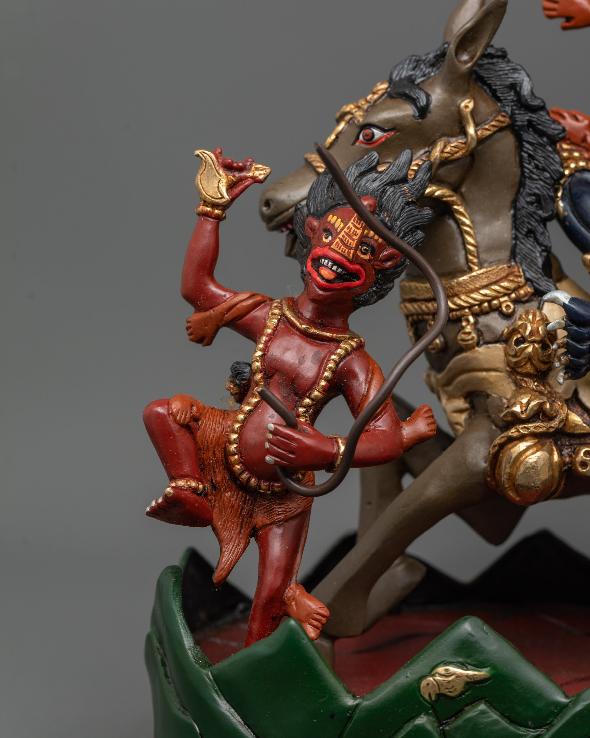 Goddess Palden Lhamo Statue | Himalayan Buddhist Deity Art