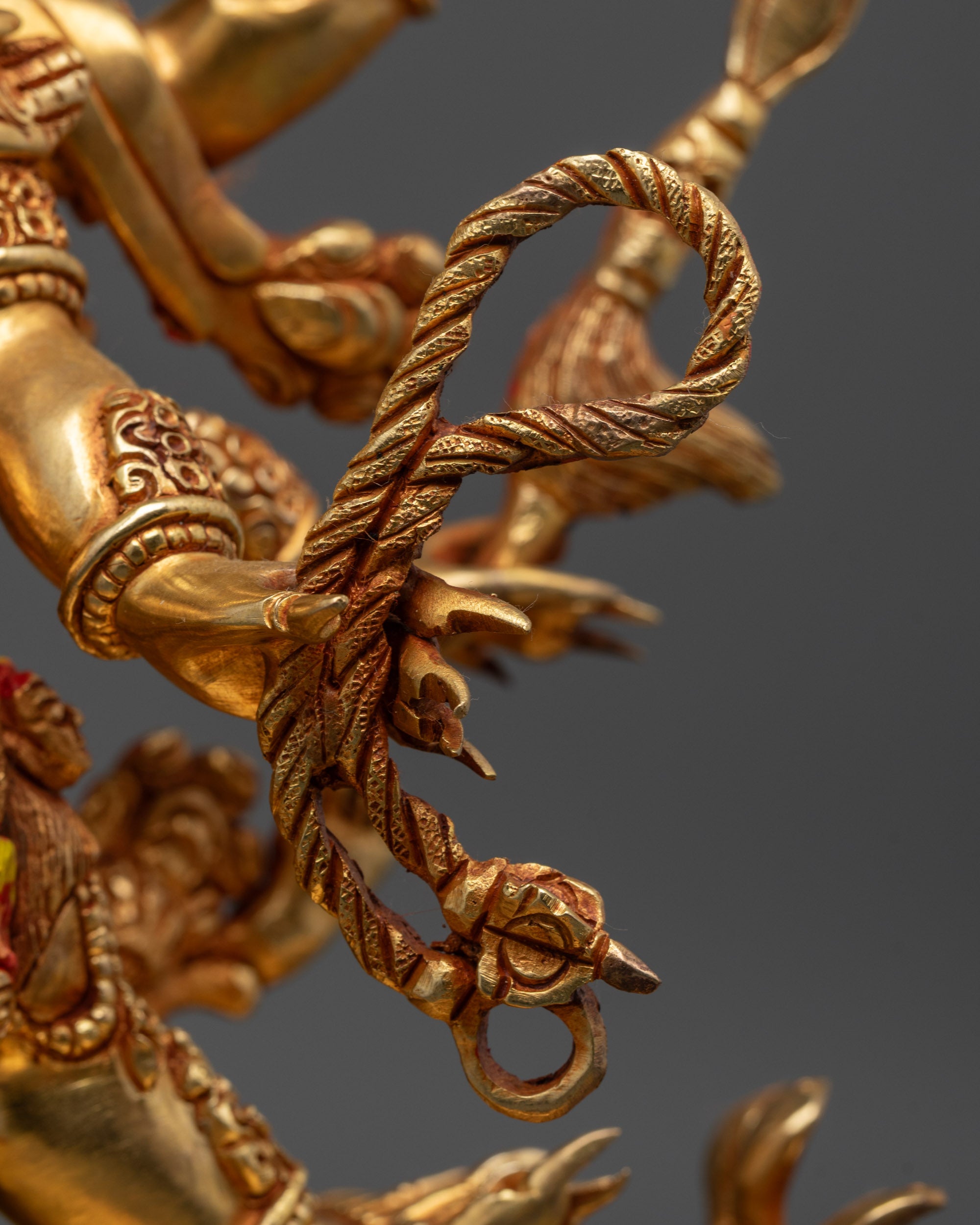 Wrathful Dharmapala Statue | Artisan-Crafted Himalayan Spiritual Art