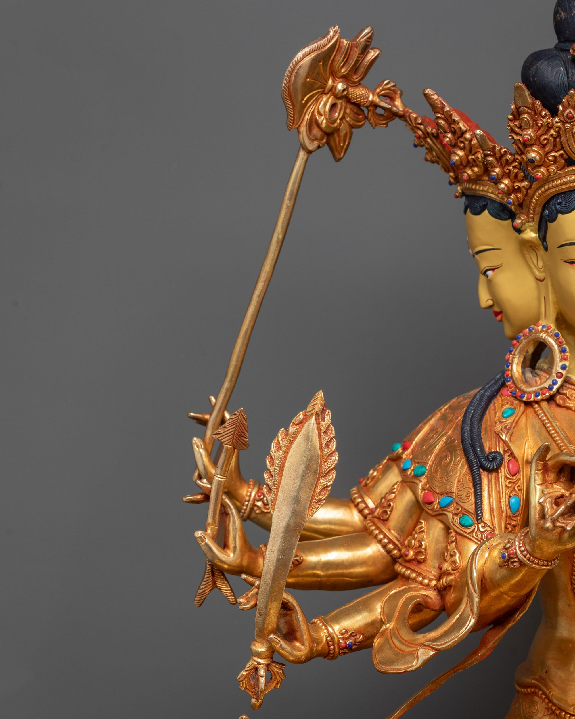 Goddess Marichi Statue | Handmade Buddhist Sculpture from Nepal