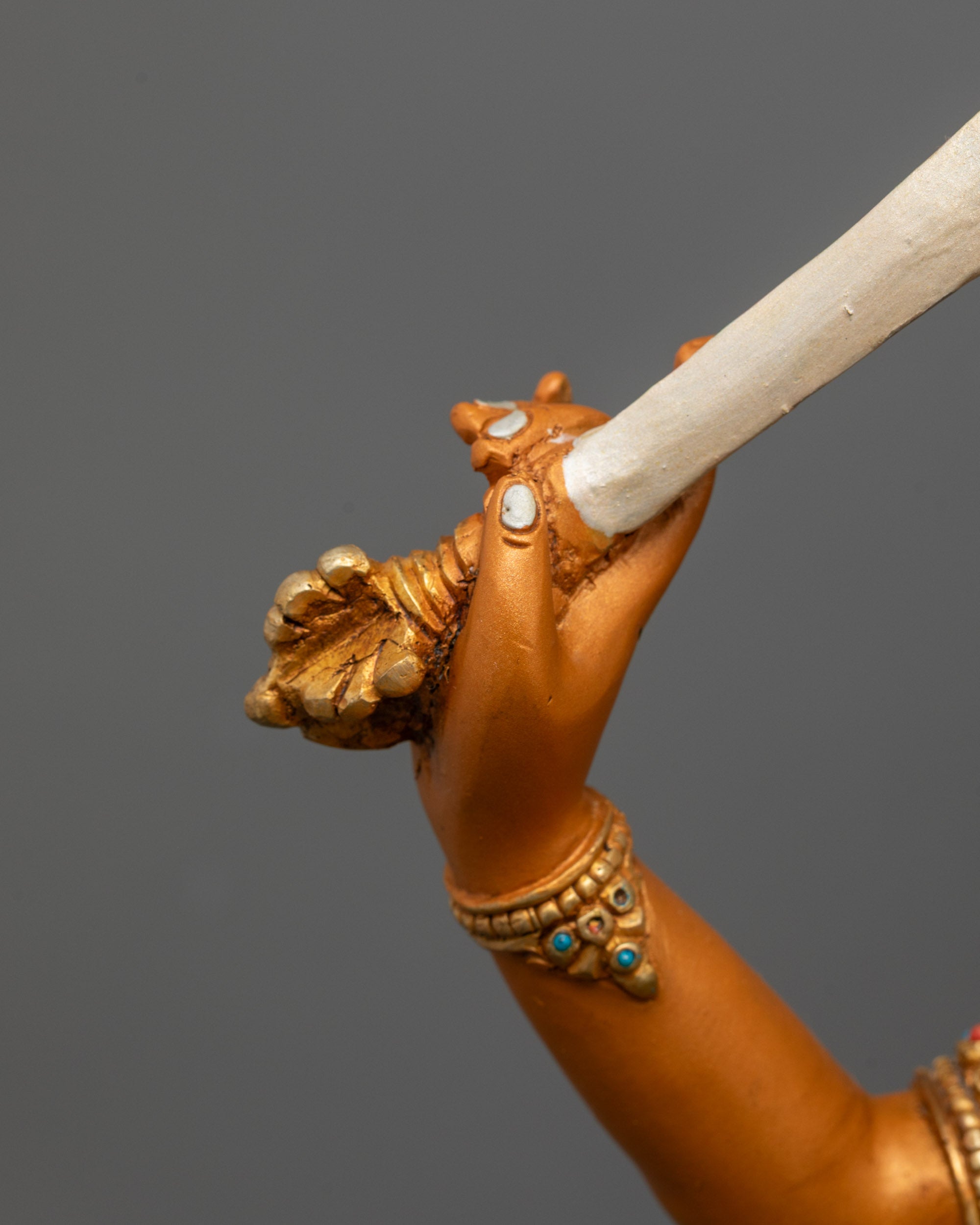 Rare Manjushri Statue | Detailed Nepalese Buddhist Artwork