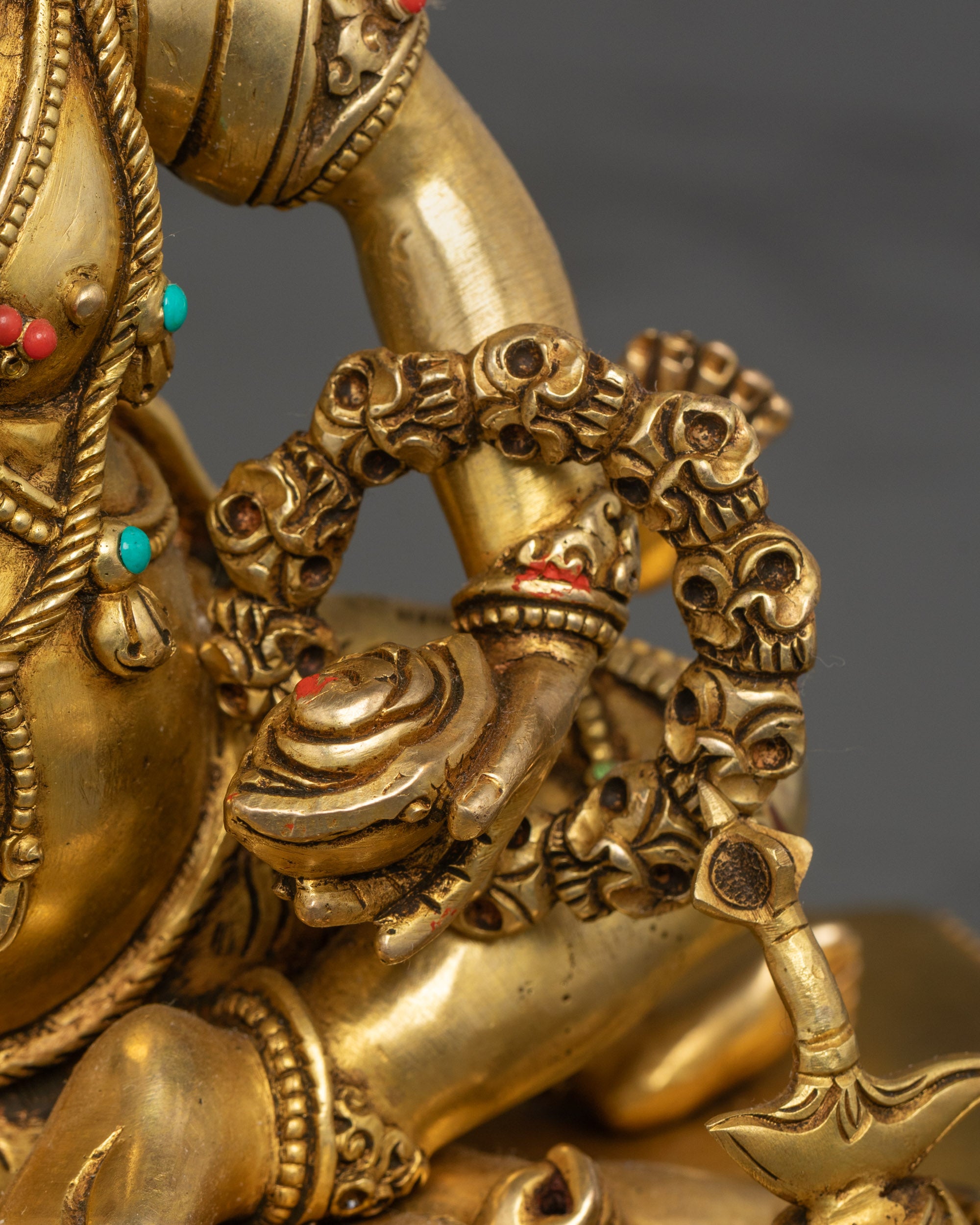 Brahmanrupa Statue | 24k Fire Gilded Copper Statue