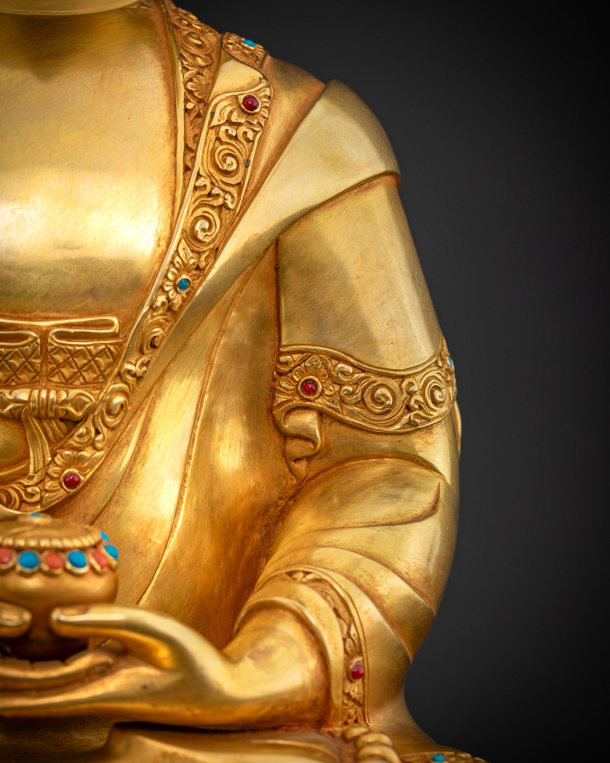 Authentic Amitabha Buddha Statue: Spiritual Home Decor