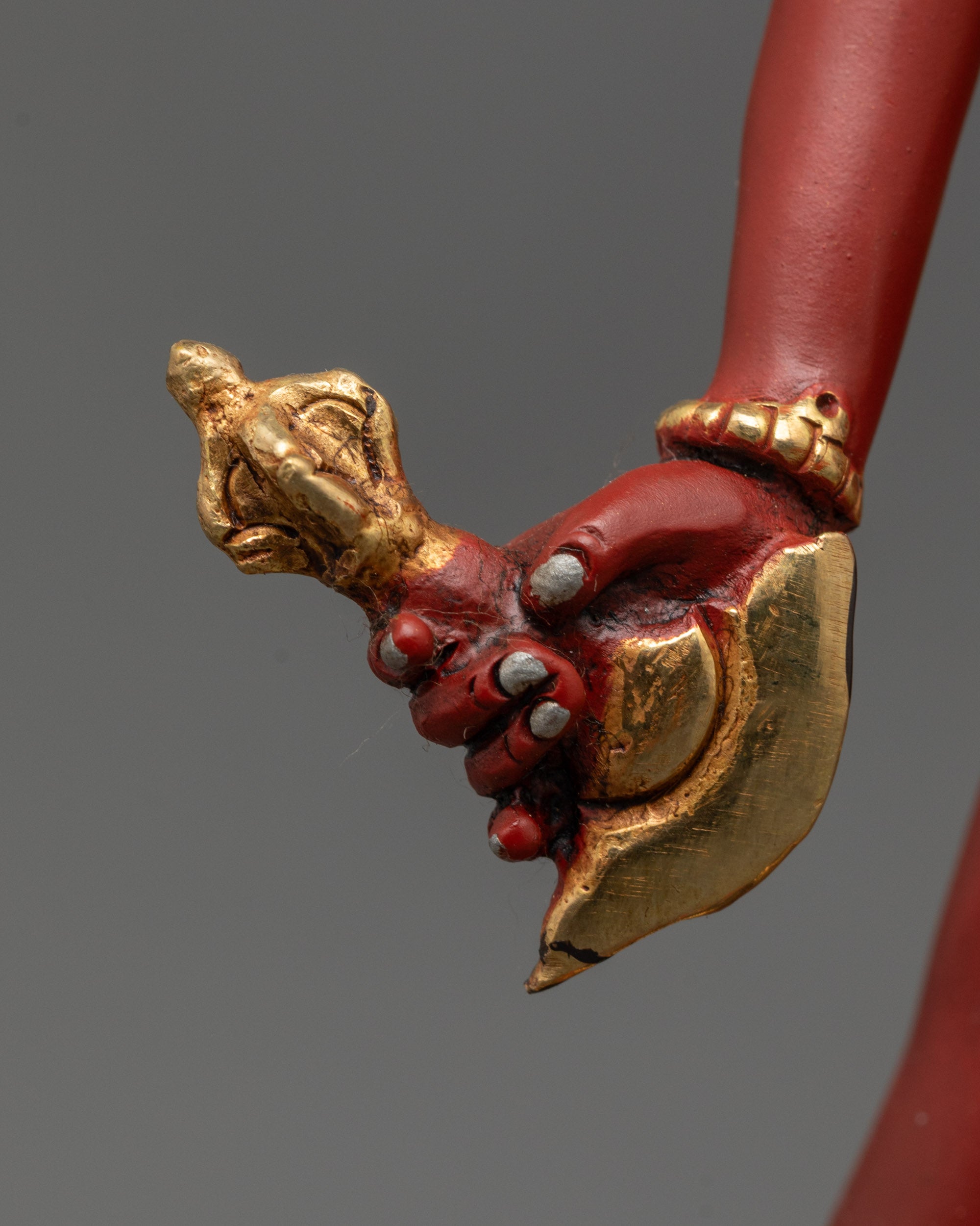 Premium Red Colored Vajrayogini Statue | Nepalese Buddhist Artwork