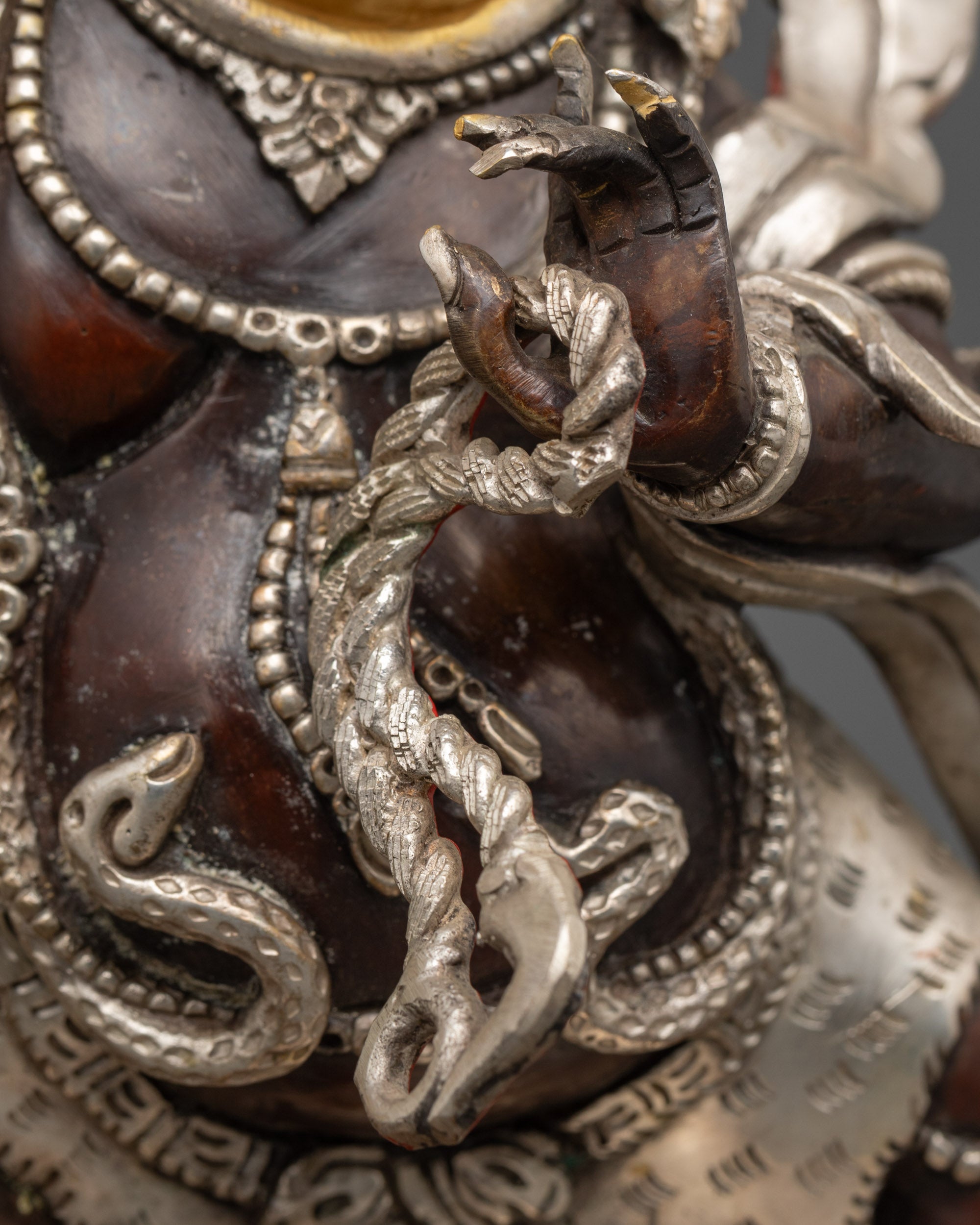 Bodhisattva Vajrapani Sculpture | Authentic Handmade Himalayan Artwork