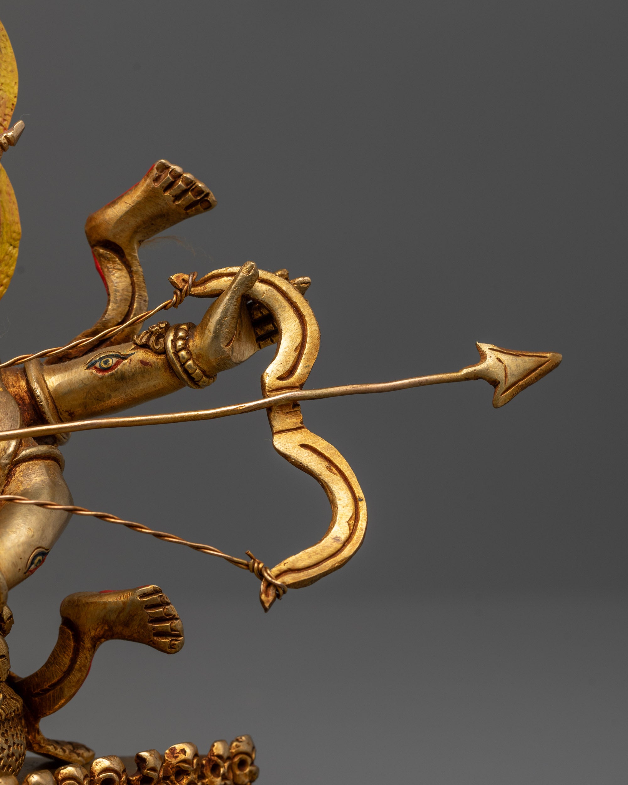 Fierce Rahula Statue | Hand-Carved Dharma Protector