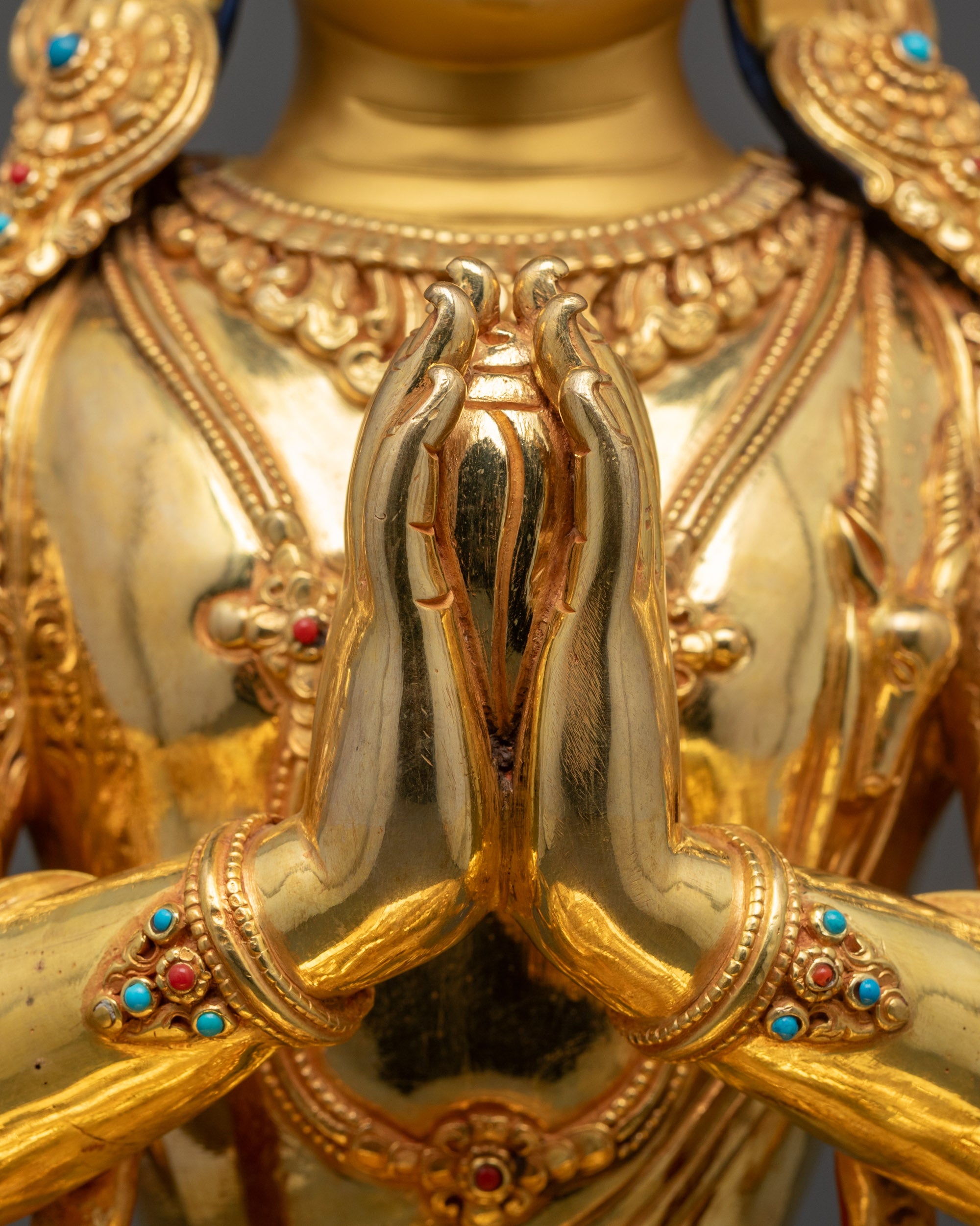 Chenrezig Statue | Traditional Himalayan Avalokiteshvara Sculpture
