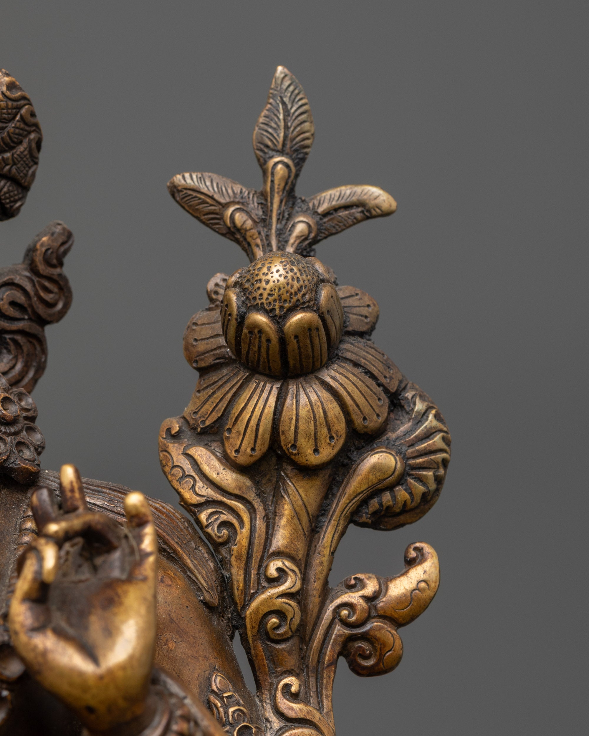 Majestic Green Tara Statue | Himalayan Traditional Buddhist Art