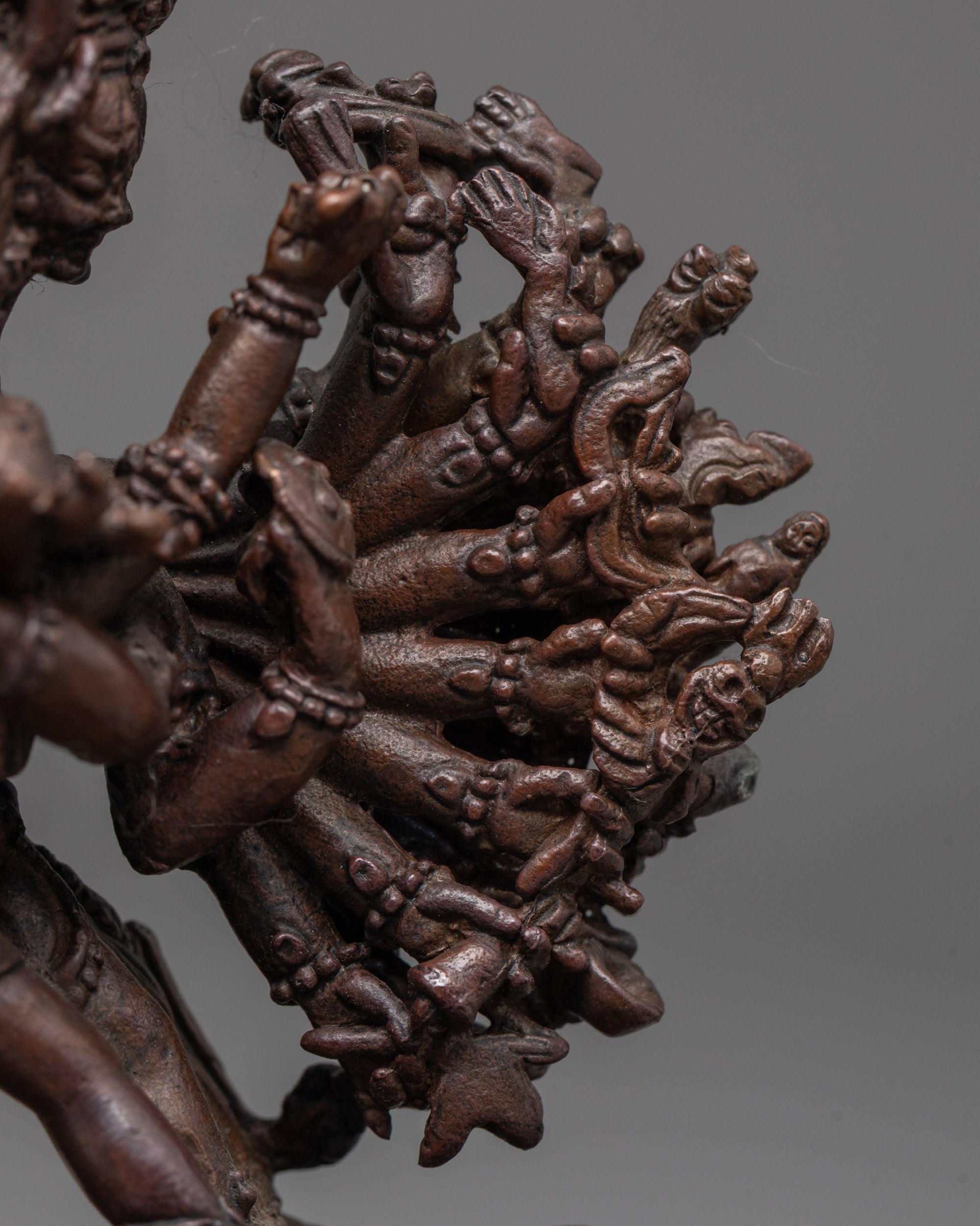 Stunning Oxidized Yamantaka Statue | Precision Machine-Made Design