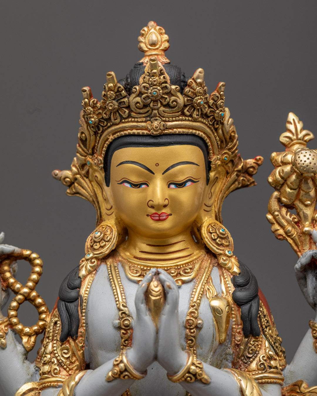 Chenrezig Copper Statue | Compassionate Bodhisattva