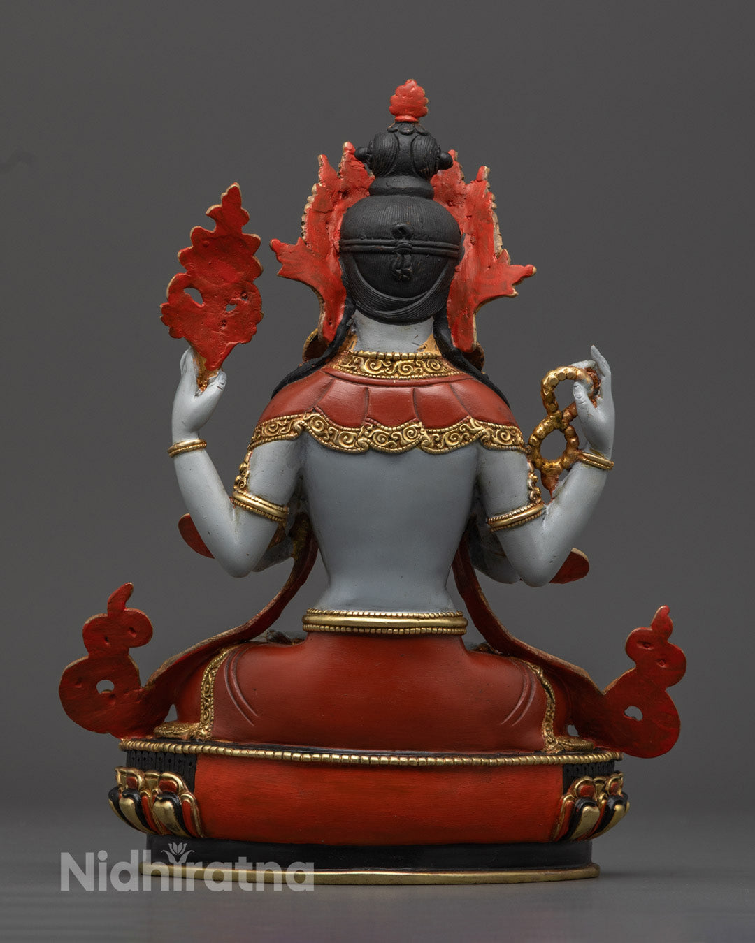 Chenrezig Copper Statue | Compassionate Bodhisattva