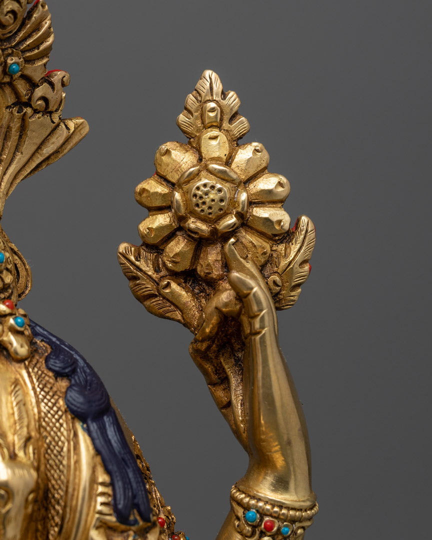 Chenrezig Statue | Tibetan Avalokiteshvara Handmade in Nepal