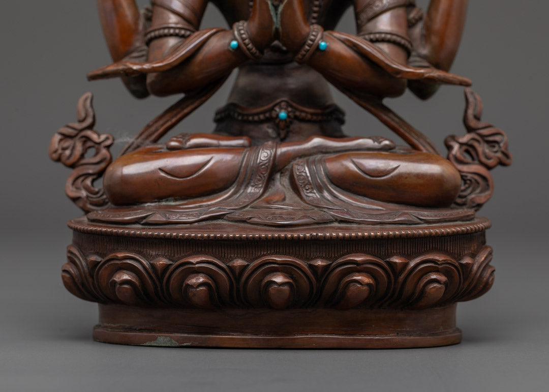 Statue of Chenrezig | Handmade Sculpture of Avalokiteshvara