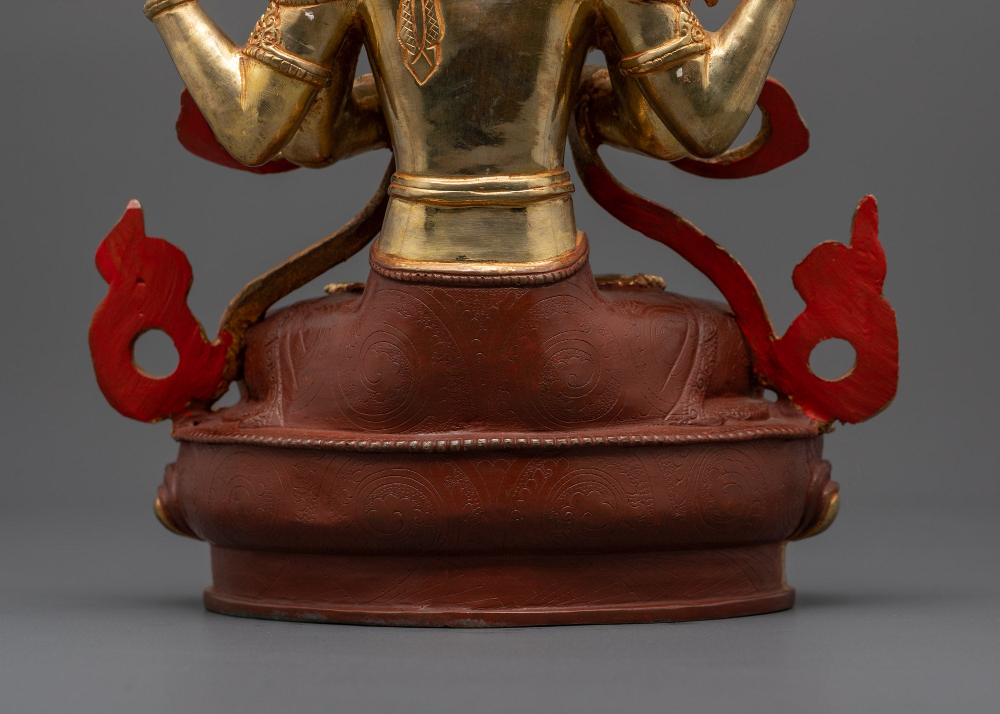 Handcrafted Chenrezig Statue | Tibetan Avalokiteshvara Bodhisattva Idol