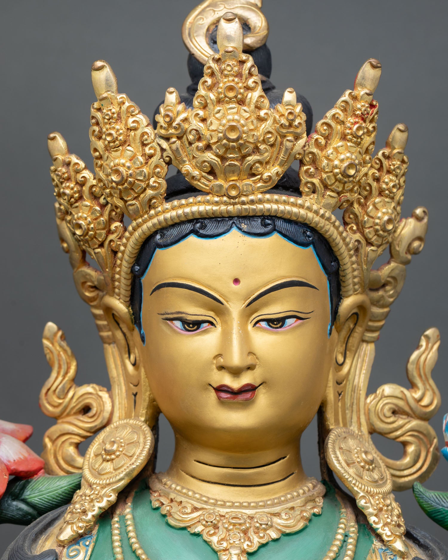 Green Tara Statue – Buddhist Healing Deity Figure