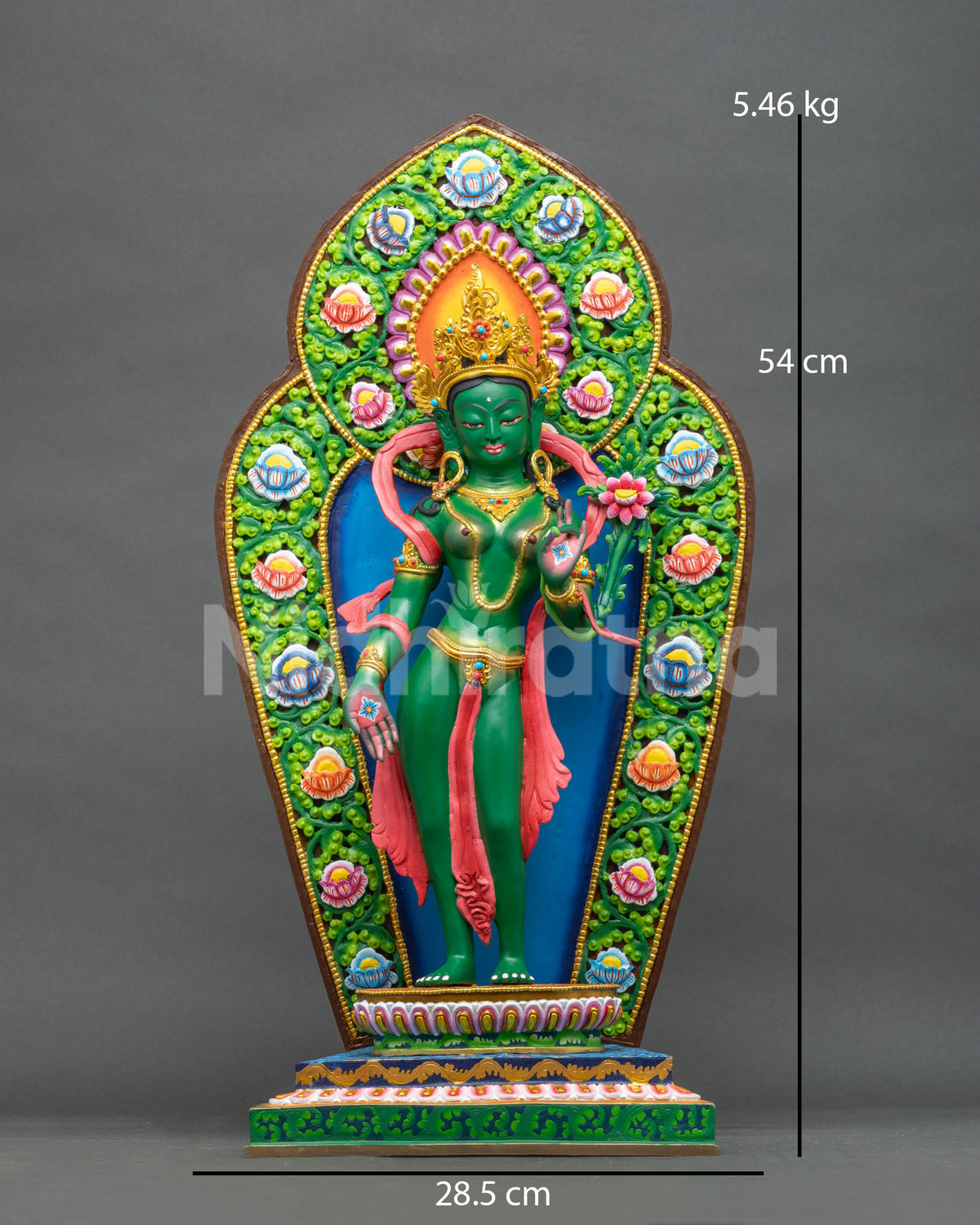 Standing Green Tara Statue