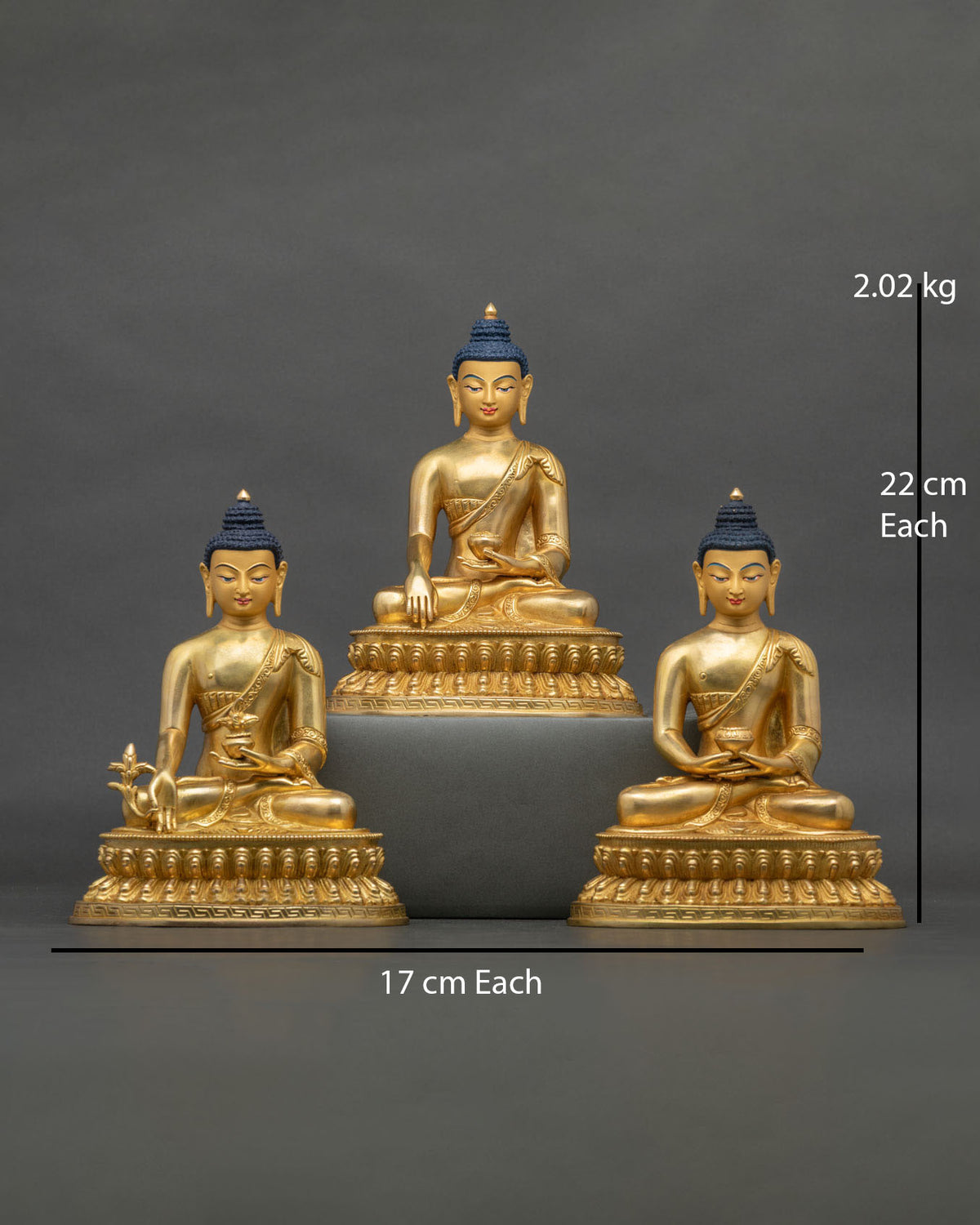 Three Buddha Set