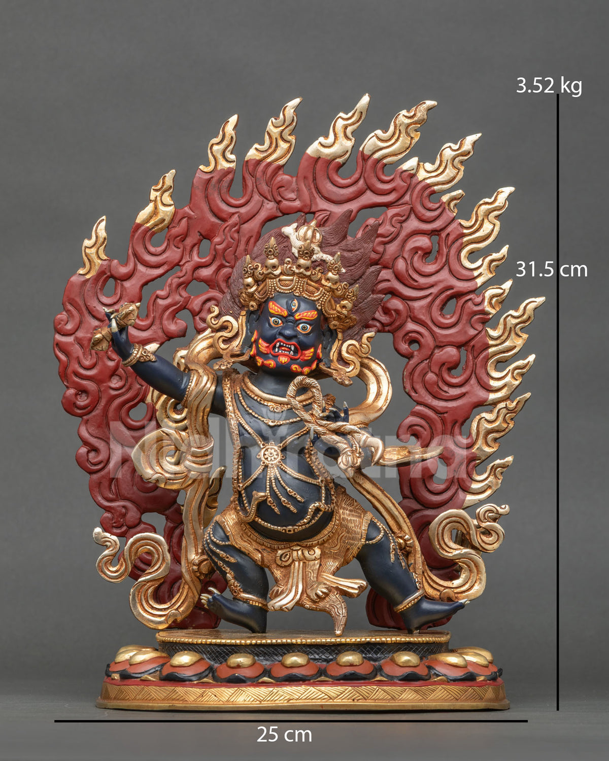 Authentic Vajrapani Statue from Nepal | Holder of the Vajra Power