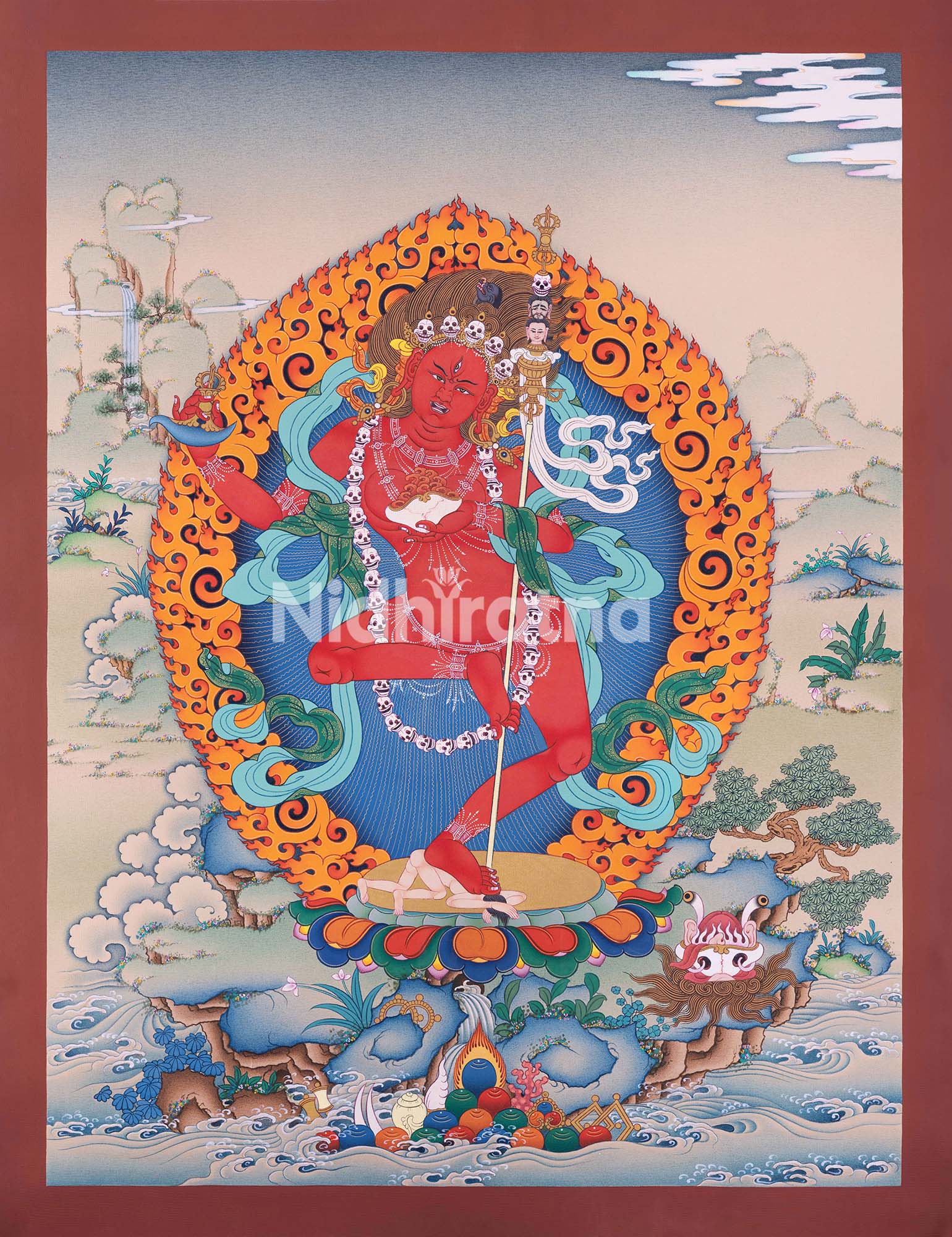 Dorje Phagmo Thangka Print