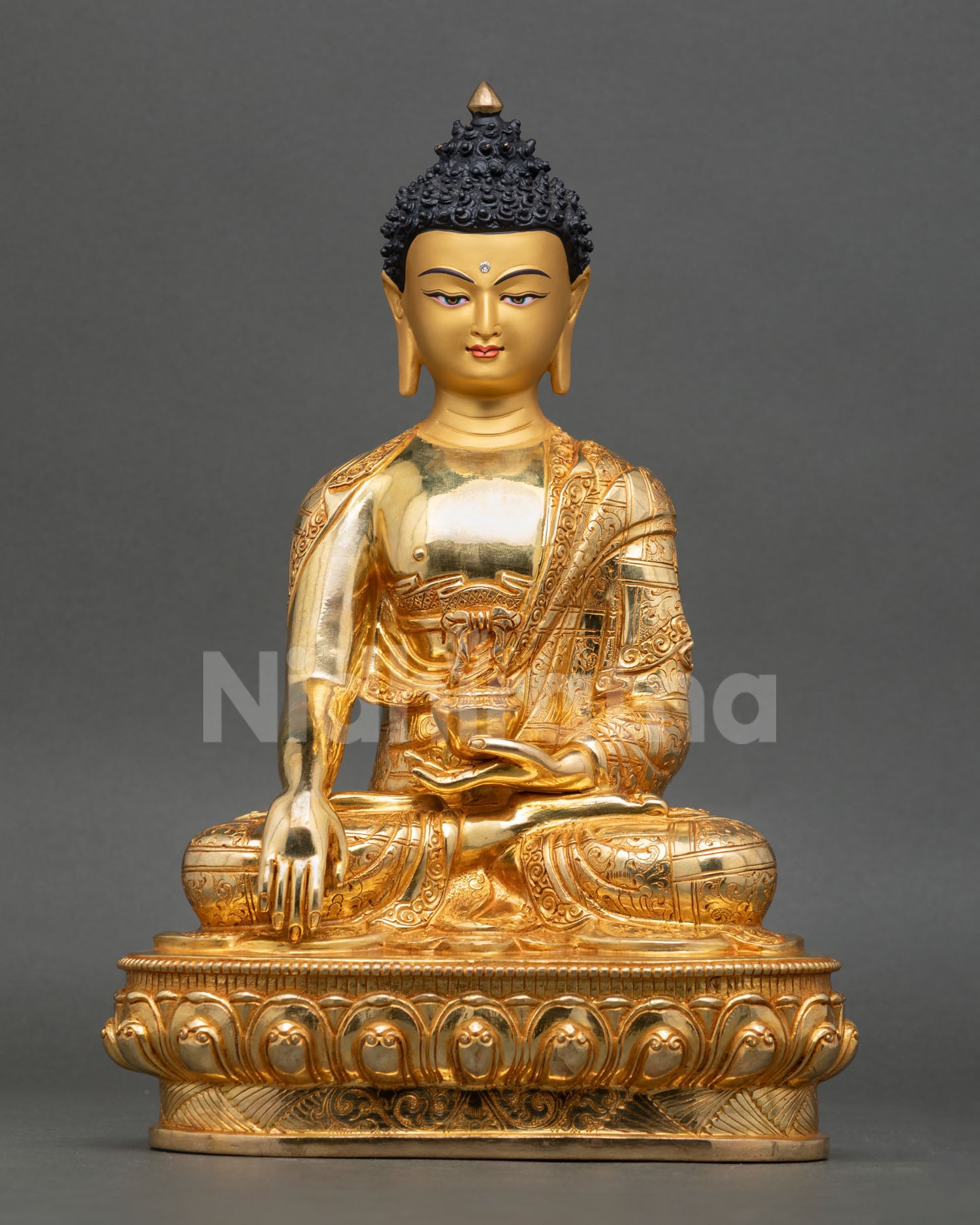 Shakyamuni Buddha Statue | Traditional Himalayan Sacred Art