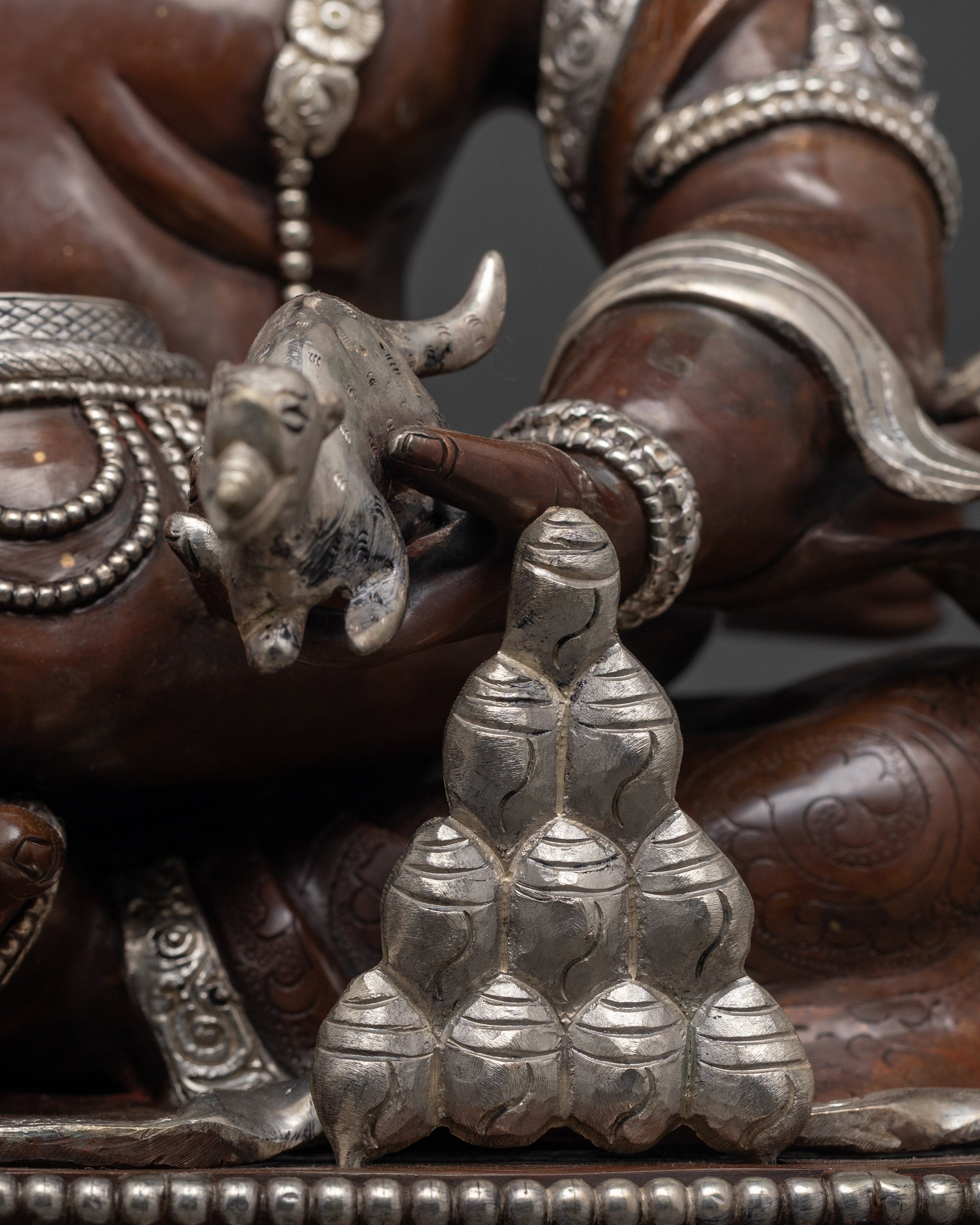 Handcrafted Five Dzambhala Statue Set | Sacred Five Jambhala Statues