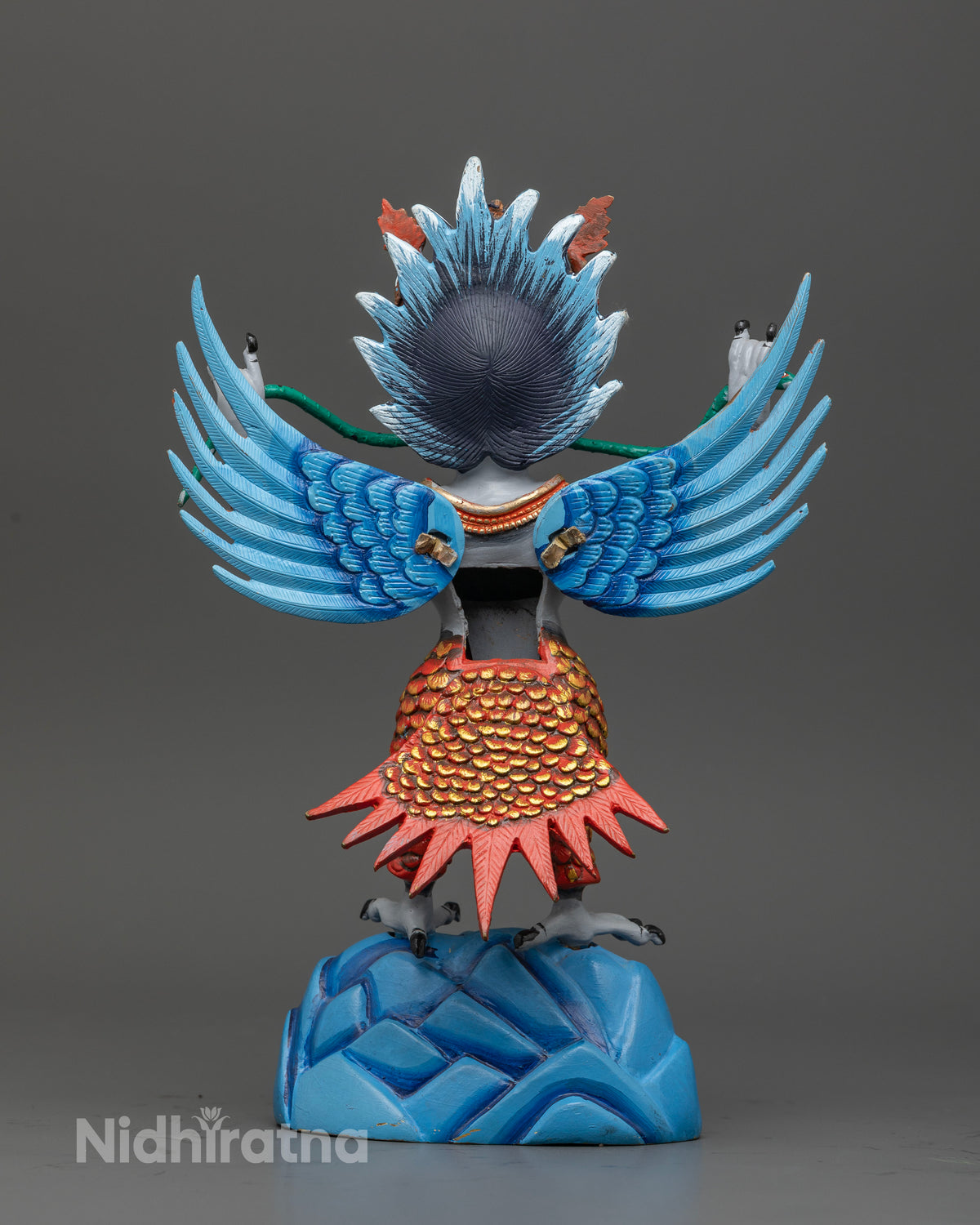 Garuda statue handcrafted by newari artisans in patan nepal.