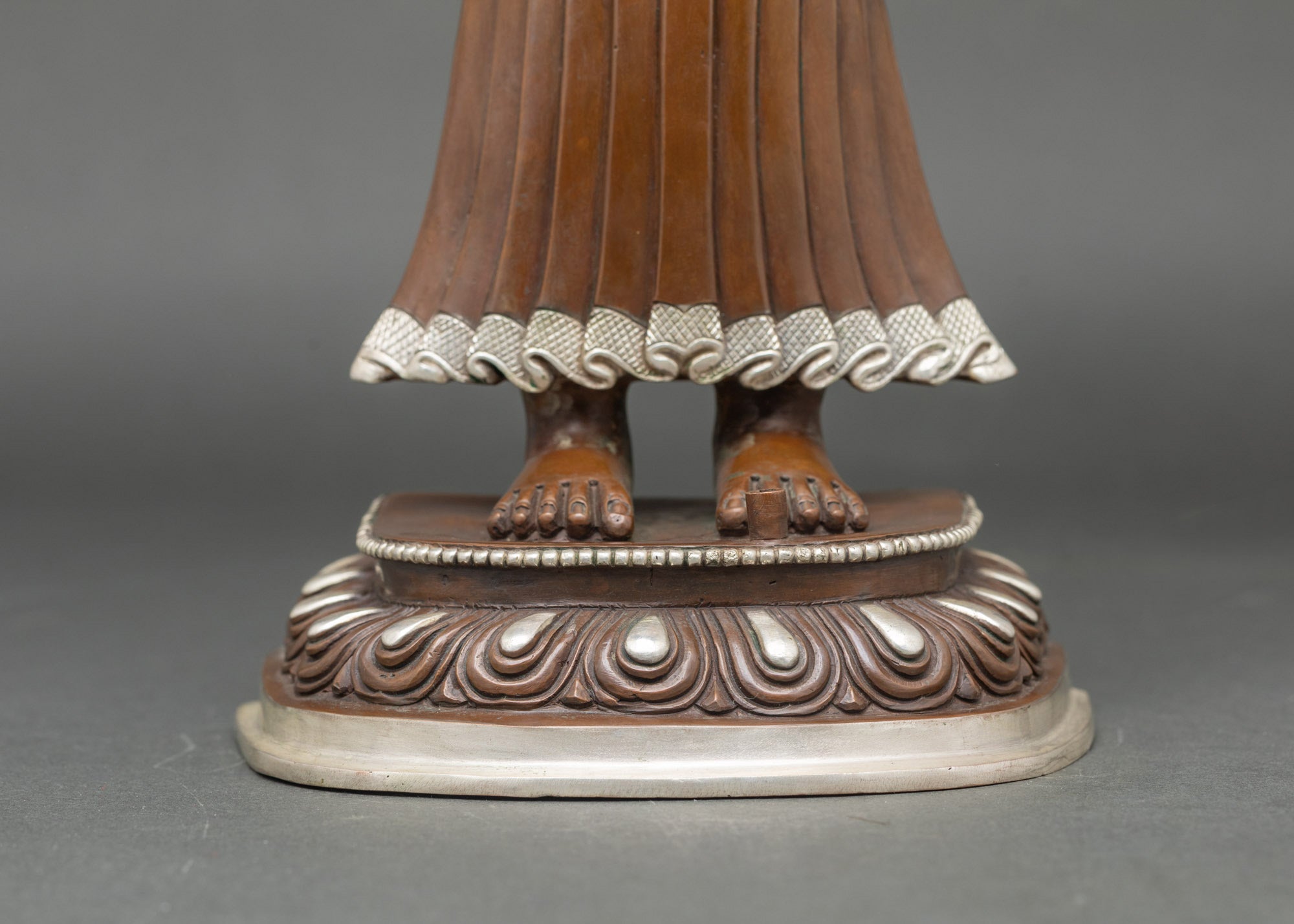 Shakyamuni Buddha with Two Disciples Statue | Handmade Nepalese Art