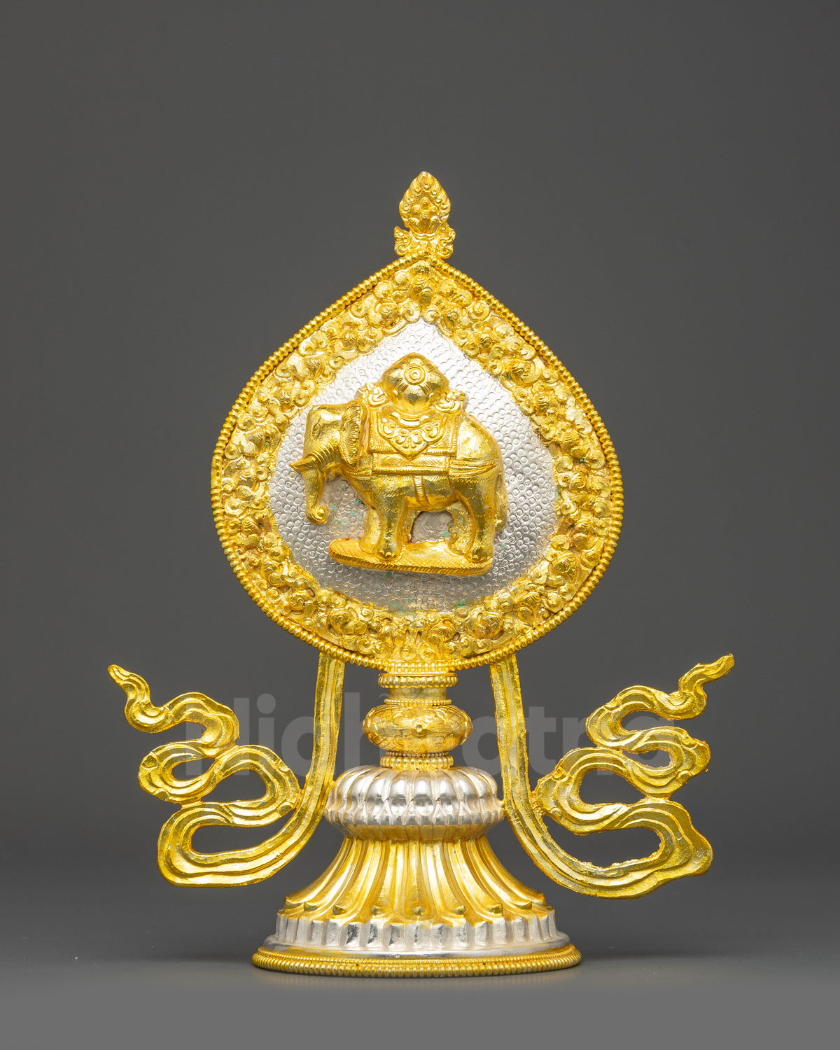 Handcrafted Chakravartin Seven Precious Possessions Set with Himalayan Buddhist symbolism