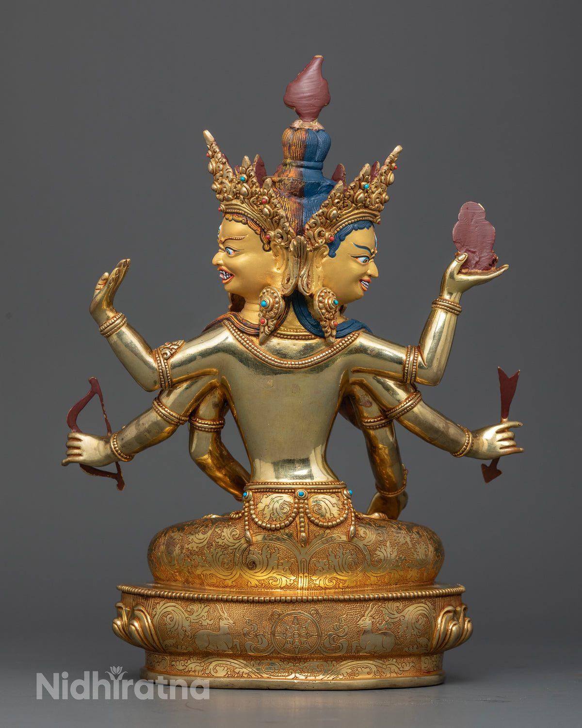 Handcrafted Namgyalma Statue Newari Artisan Patan Nepal Longevity Purification