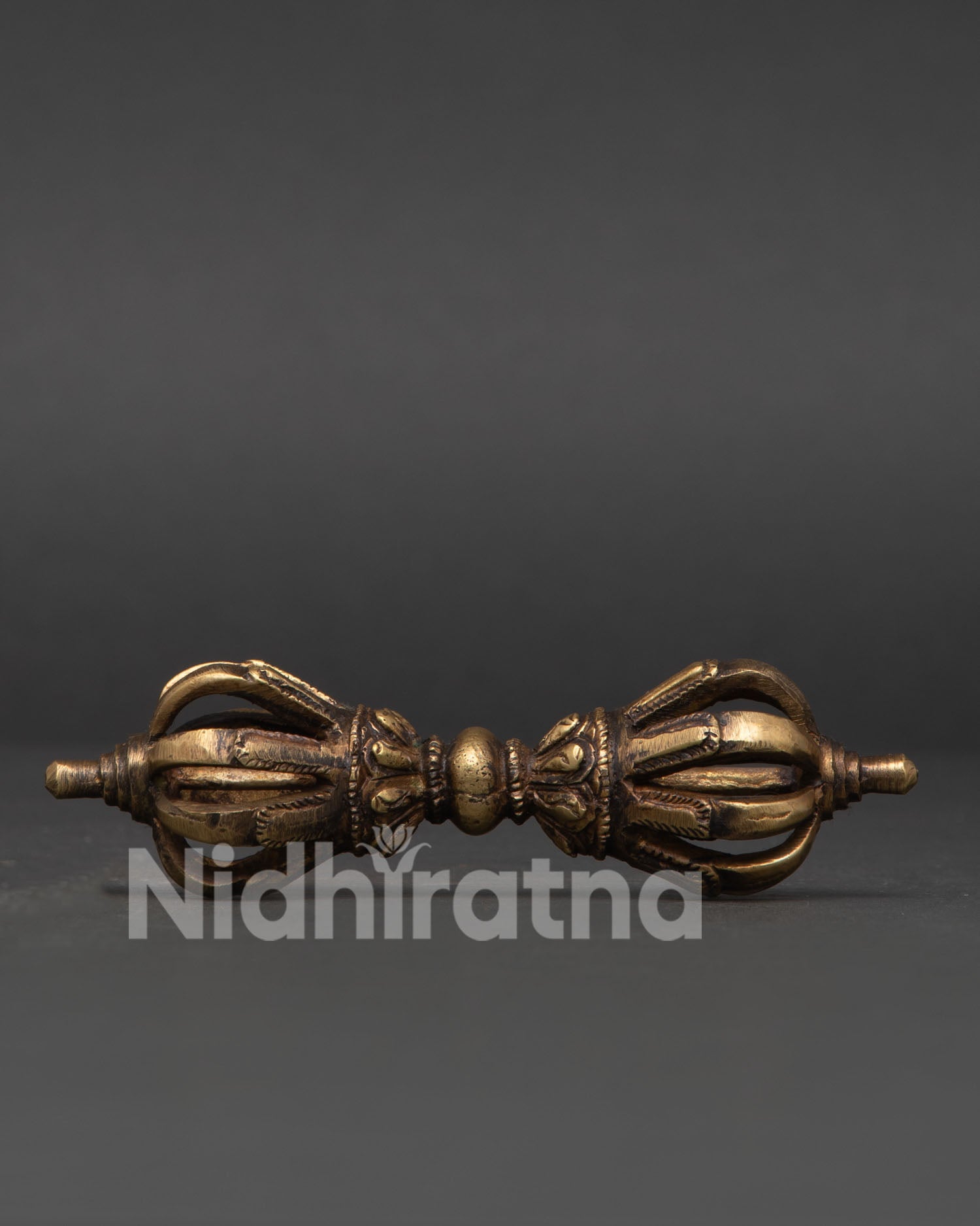 Handcrafted Vajra Dorje and Buddhist Bell representing wisdom and compassion