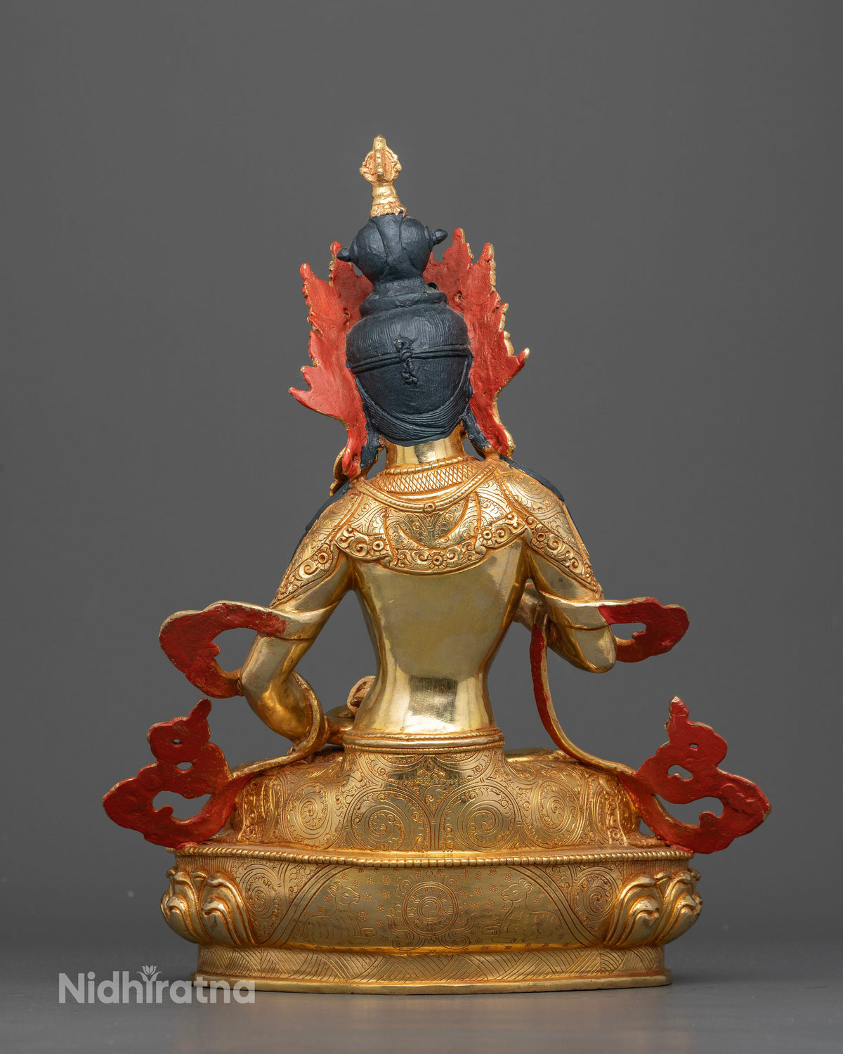 Handcrafted Vajrasattva Statue by Newari artisans from Patan, Nepal