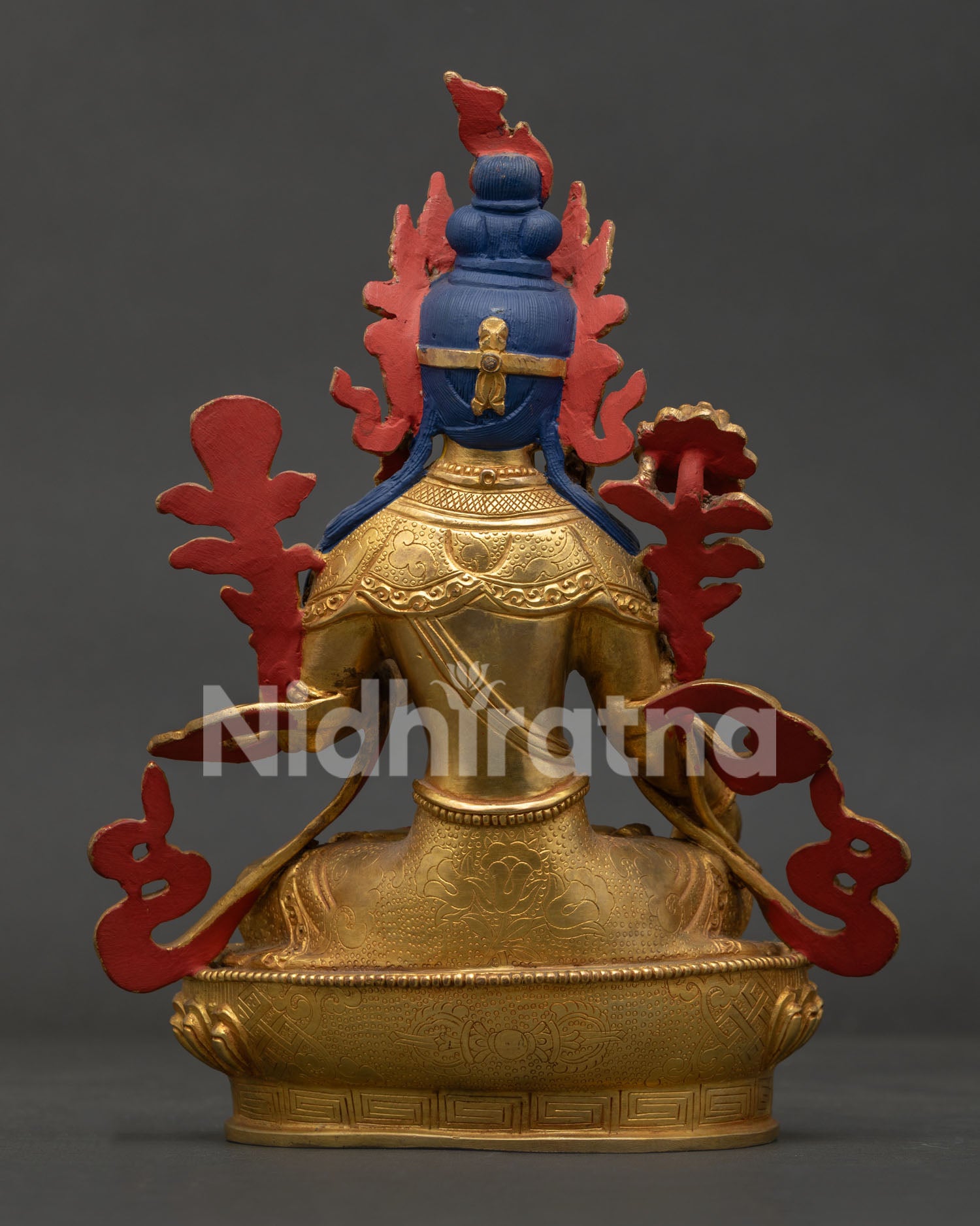 Handcrafted White Tara Statue by Newari Artisans from Patan Nepal.