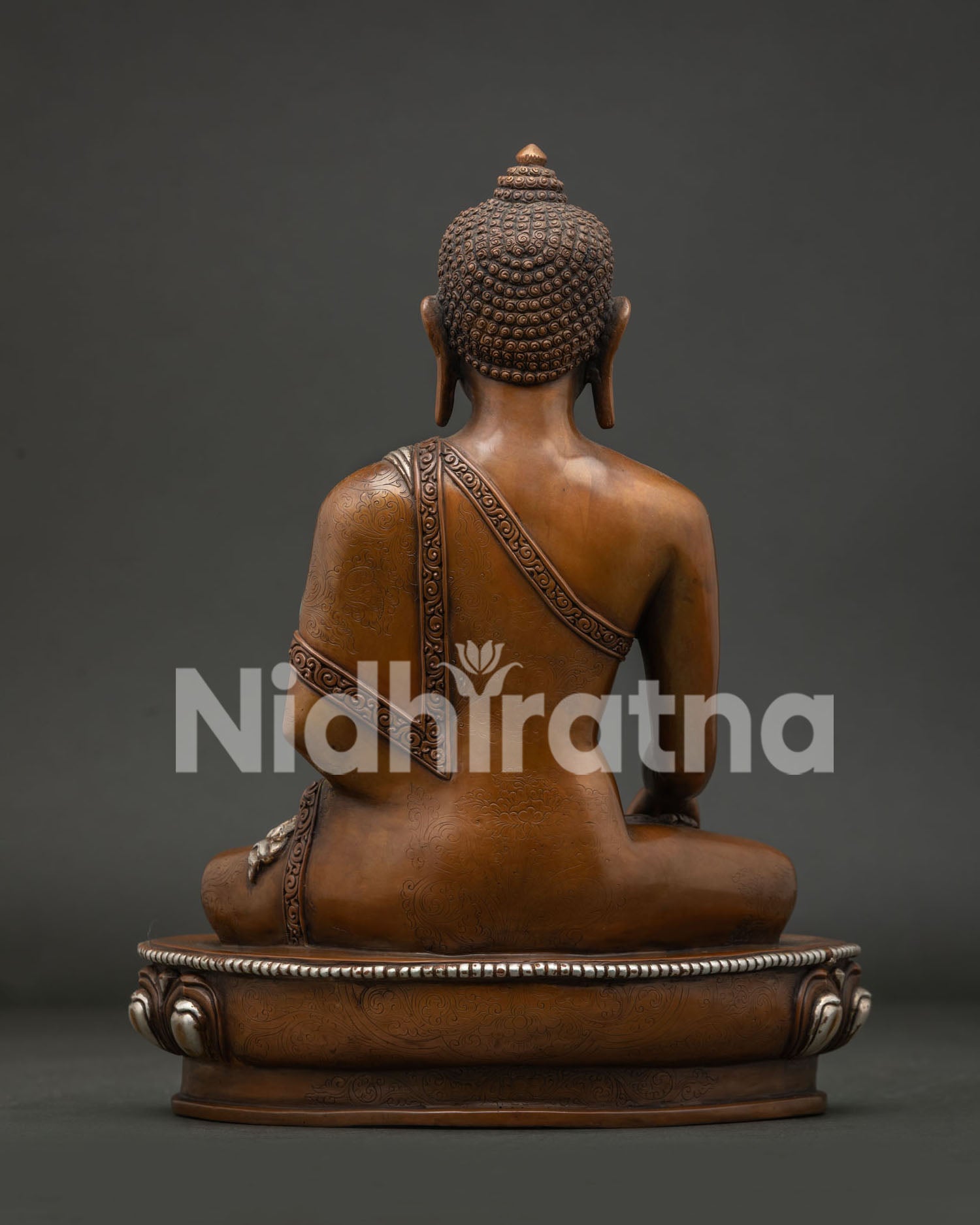 Historical Shakyamuni Buddha Statue Handcrafted by Newari Artisans Nepal.