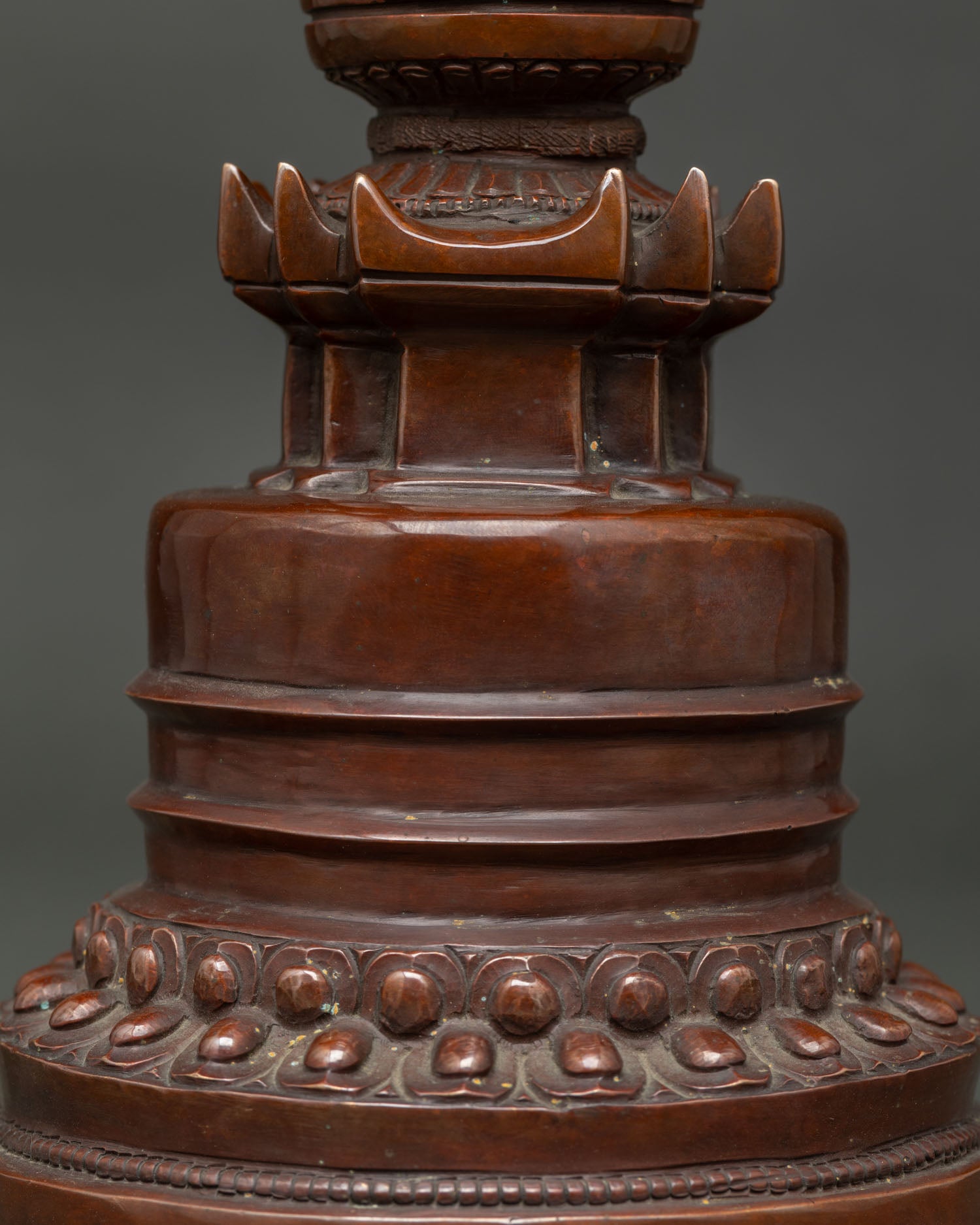 Kadampa Stupa, handmade in Patan, Nepal with traditional Buddhist craftsmanship